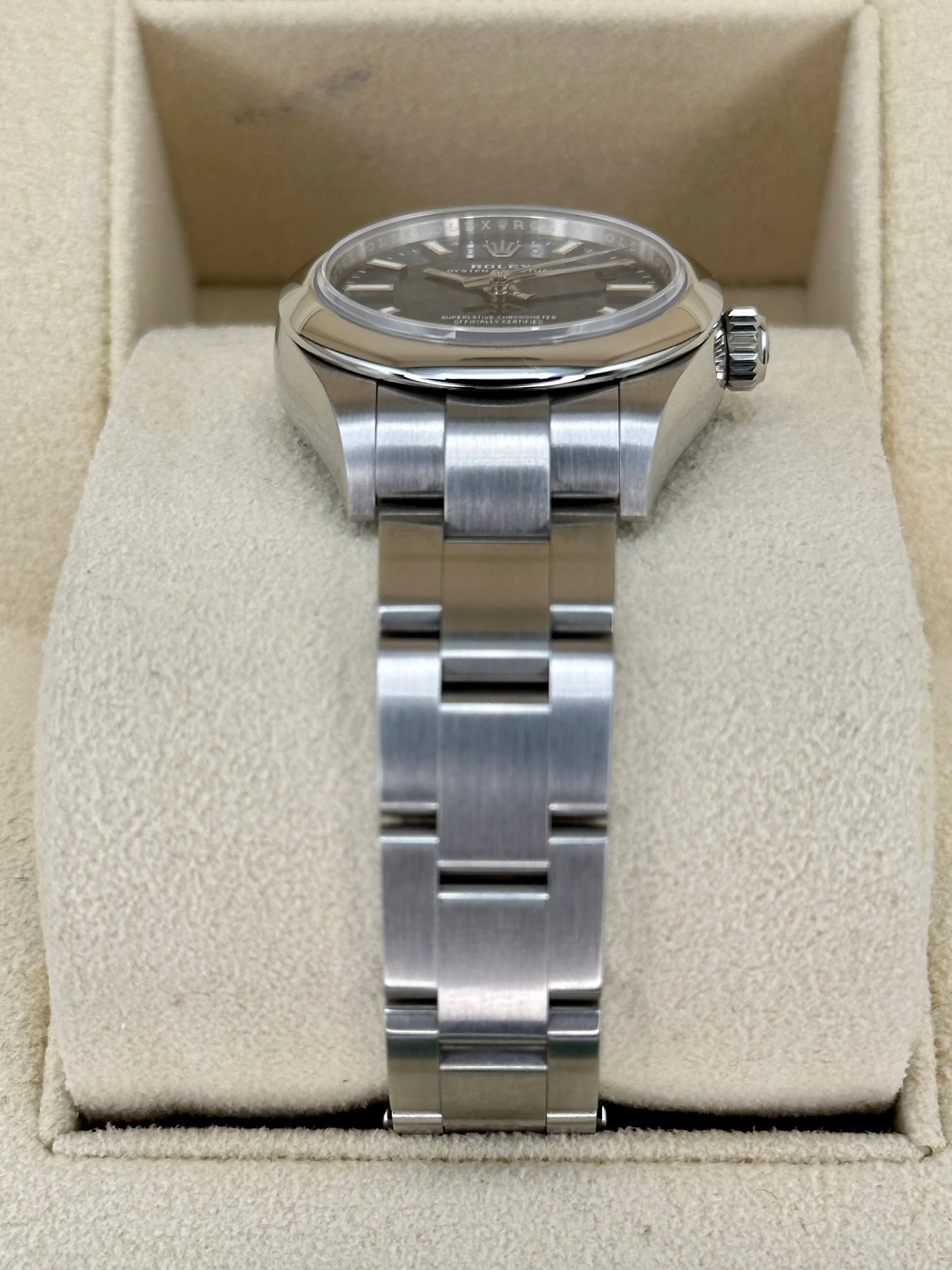 2023 Rolex Ladies Oyster Perpetual 28mm 276200 Oyster Blue Dial - Image 4