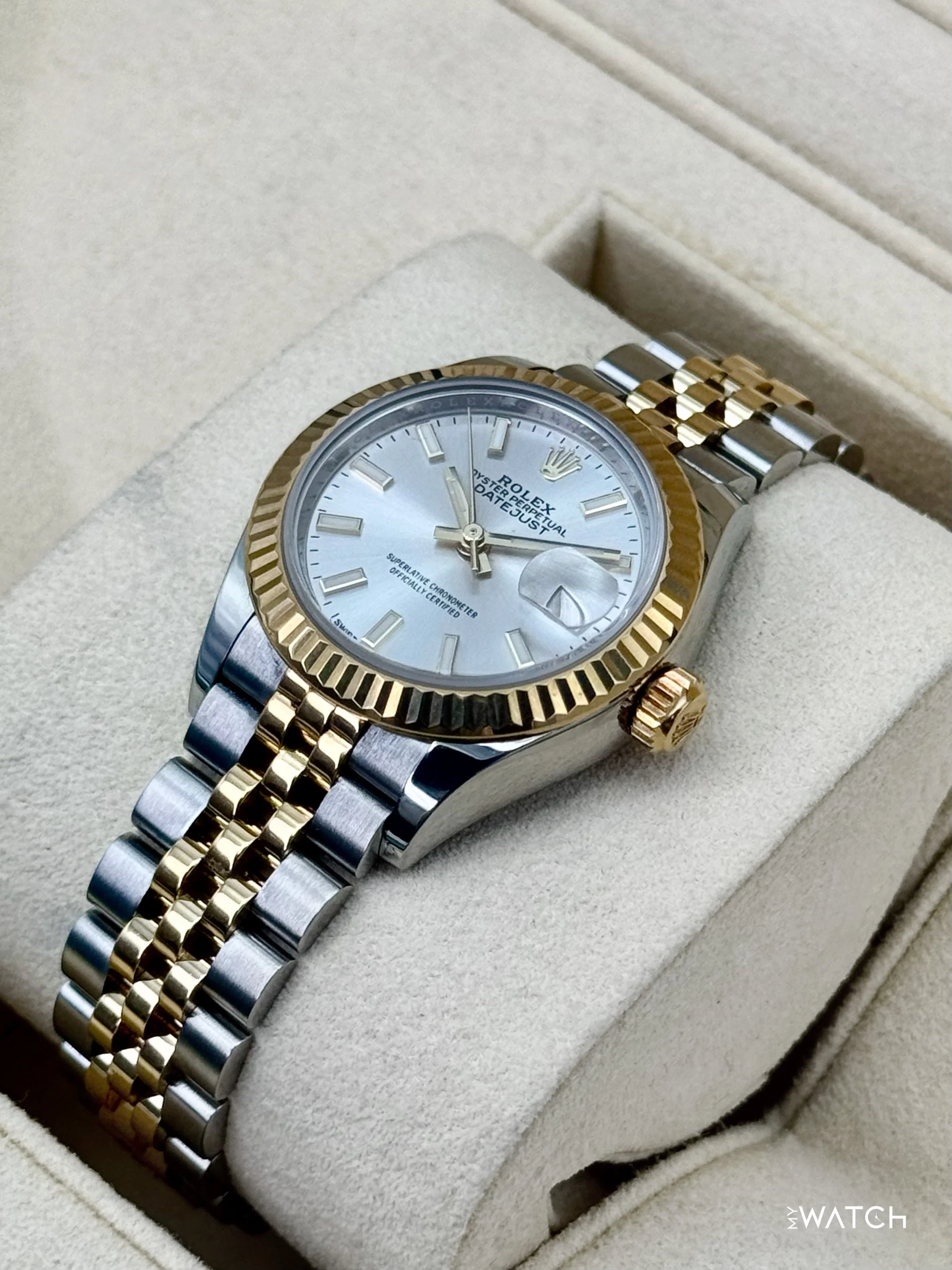 2020 Rolex Lady Datejust 28mm 279173 Two-Tone Jubilee Silver Dial - Image 5
