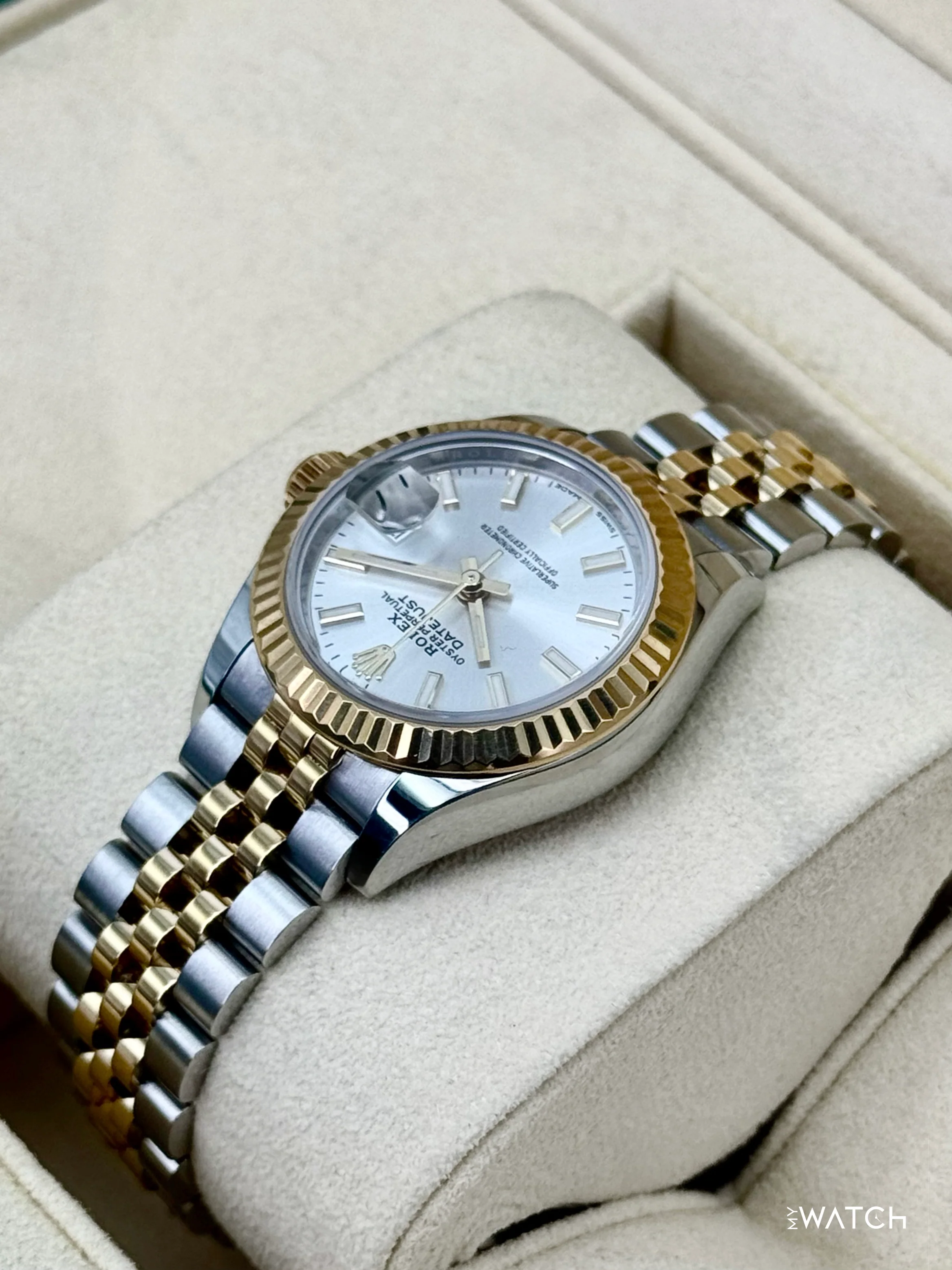 2020 Rolex Lady Datejust 28mm 279173 Two-Tone Jubilee Silver Dial - Image 7