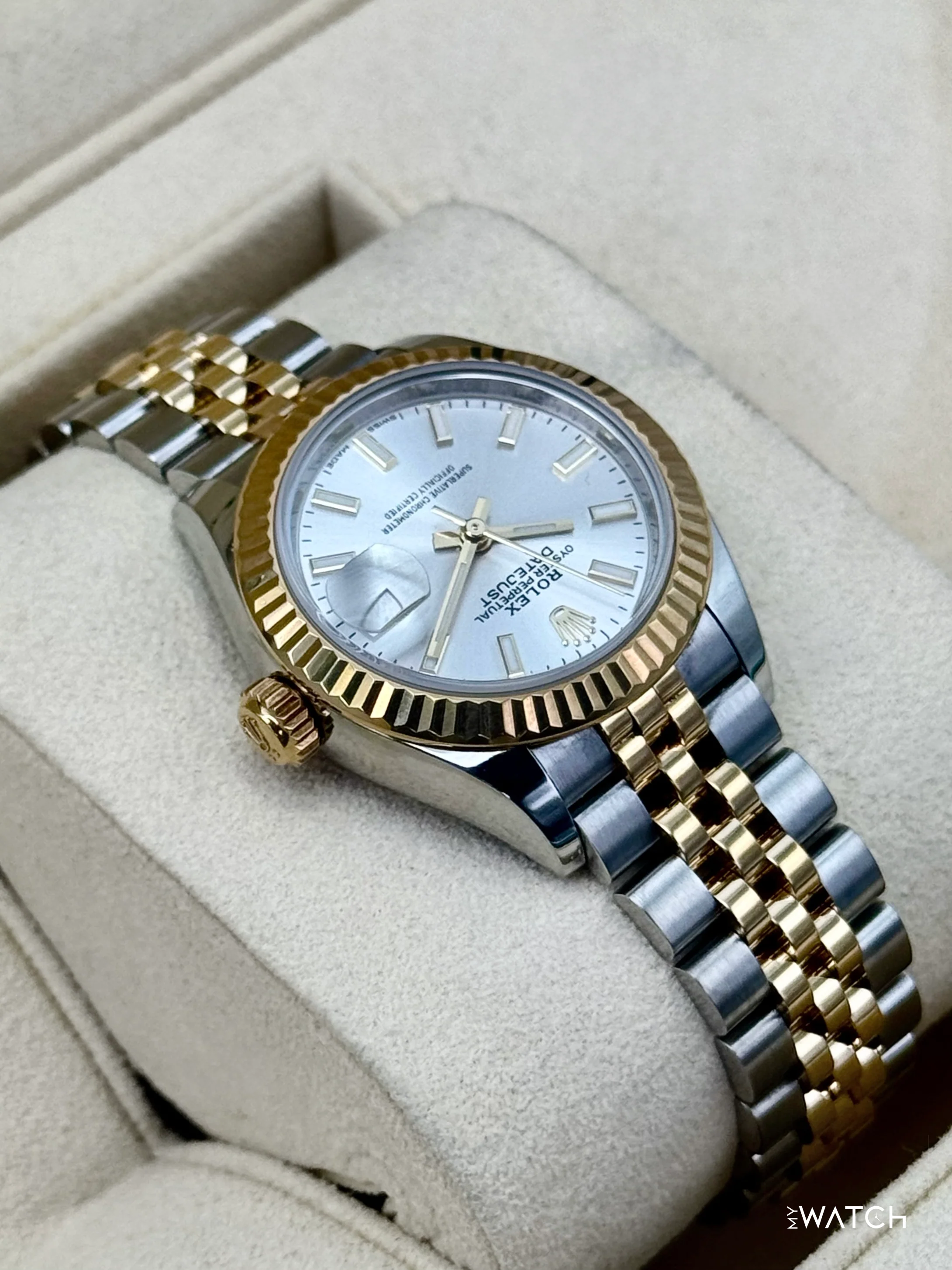 2020 Rolex Lady Datejust 28mm 279173 Two-Tone Jubilee Silver Dial - Image 8