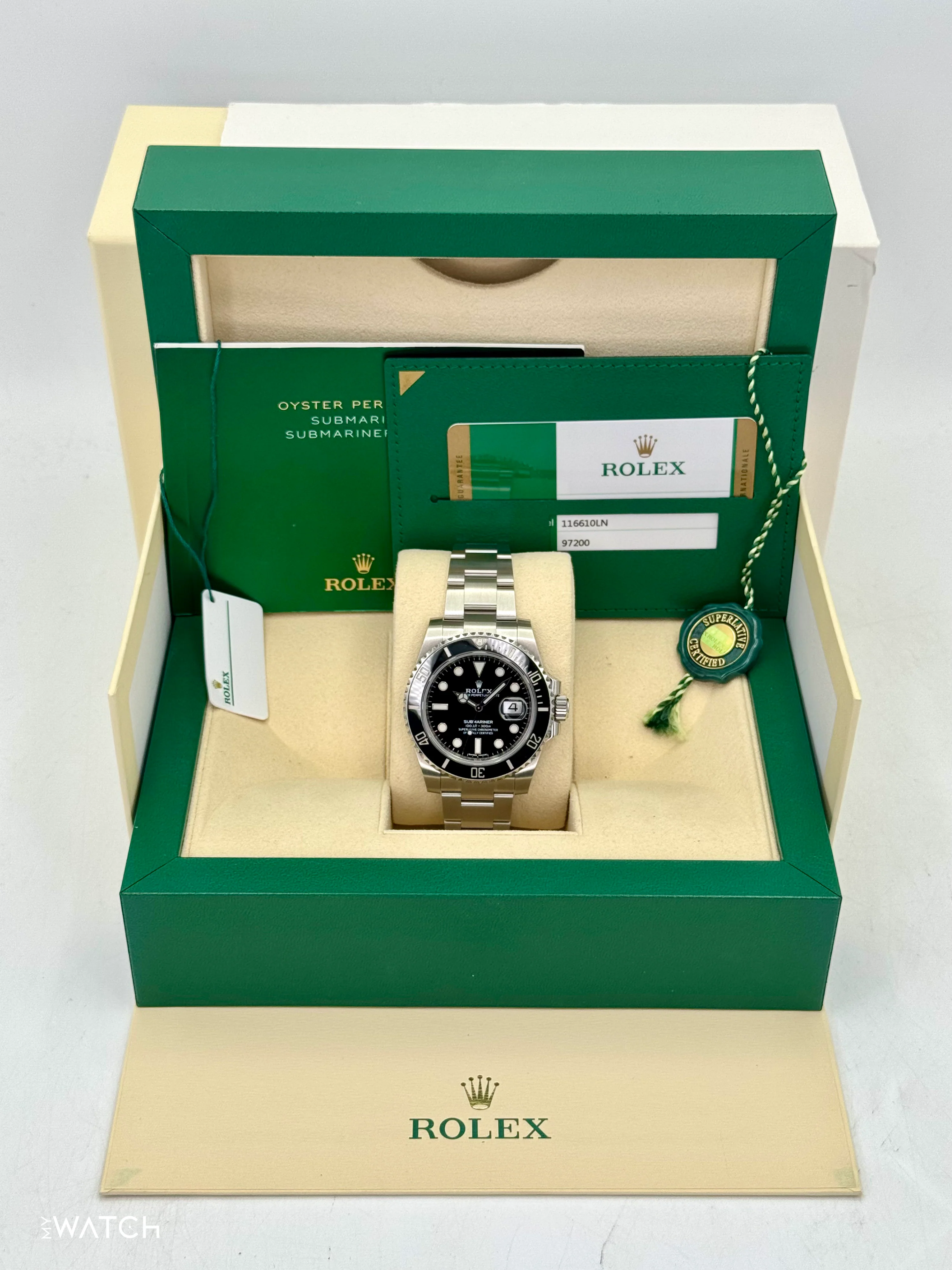 2020 Rolex Submariner 40mm 116610LN Stainless Steel Black Dial - Image 9
