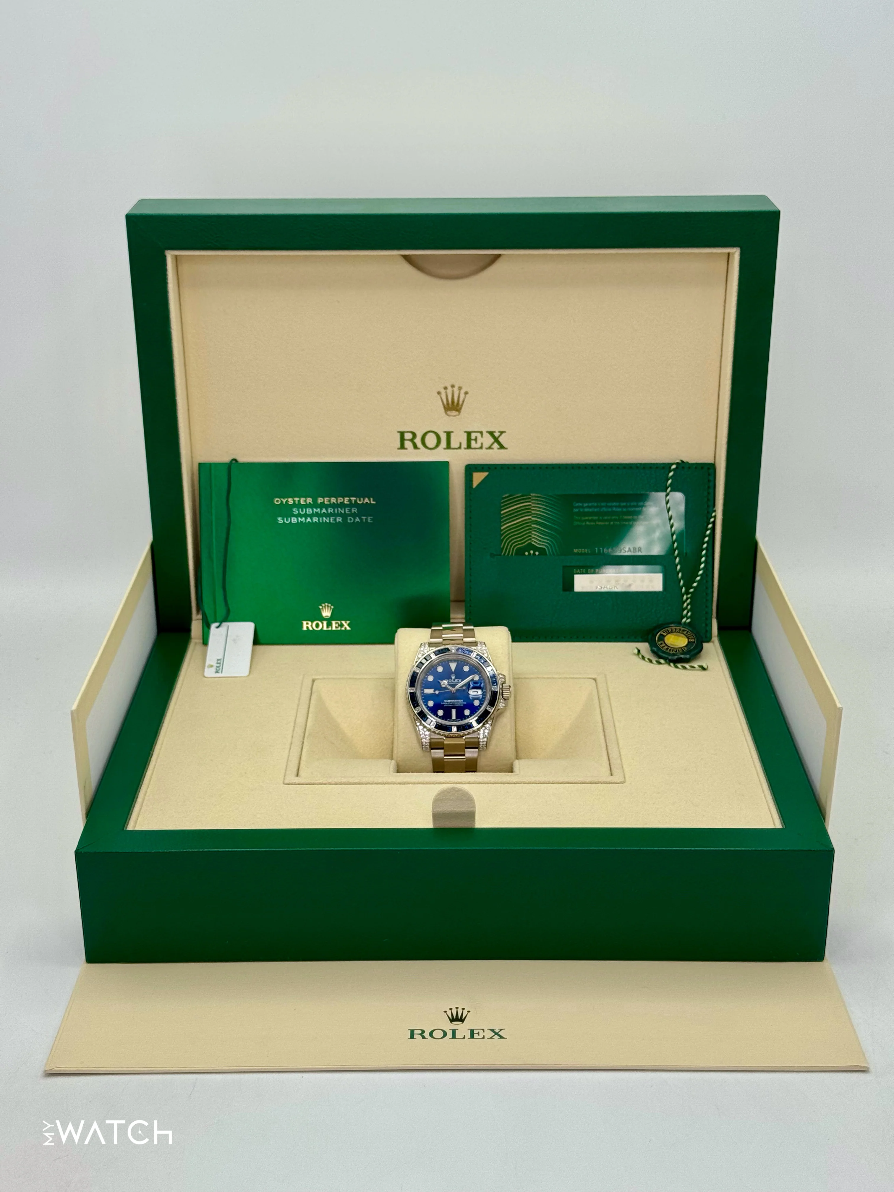 2020 Rolex Submariner 40mm 116659SABR White Gold Blue Dial - Image 9