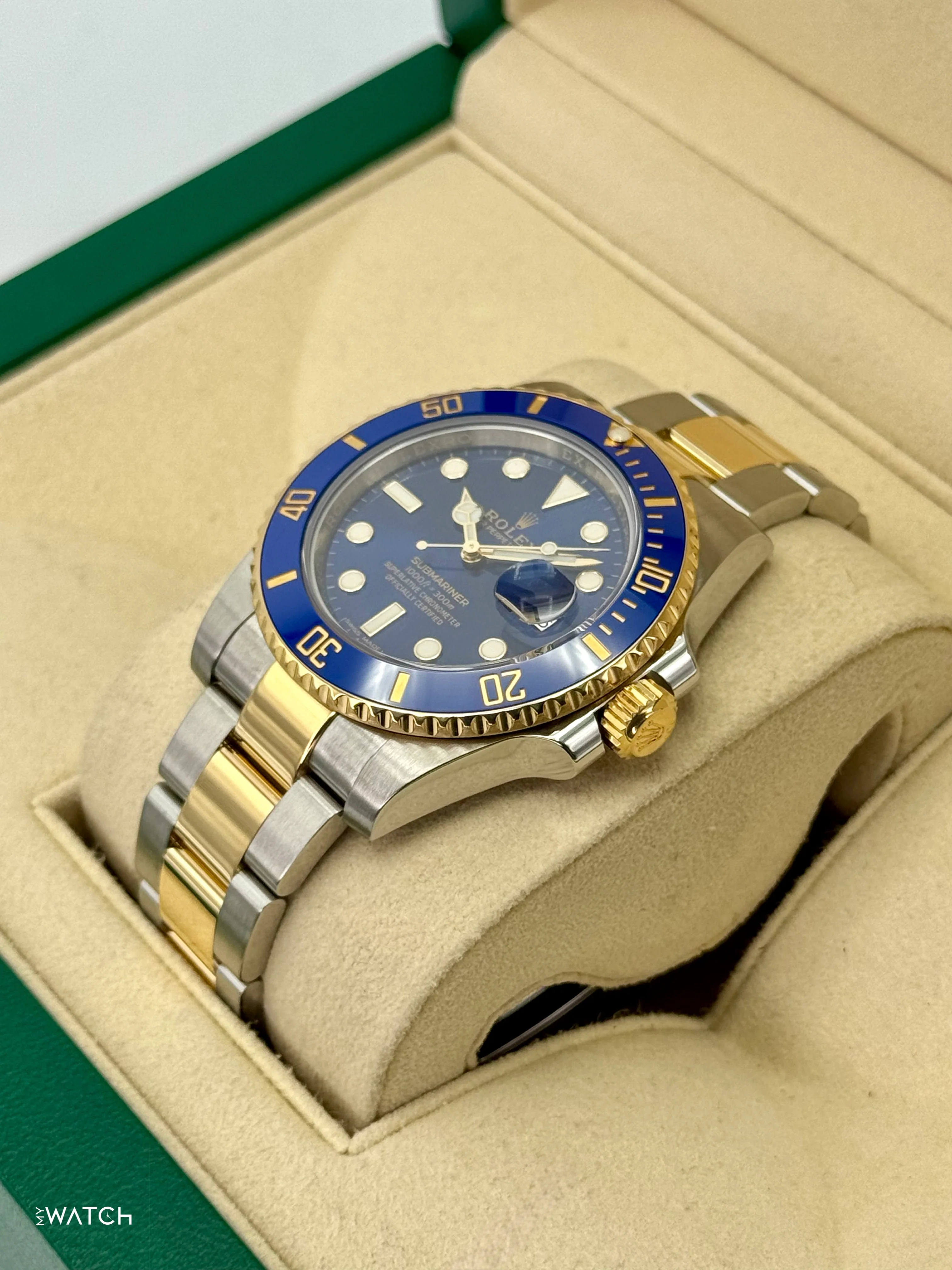 2020 Rolex Submariner "Bluesy" 40mm 116613LB Two-Tone Blue Dial - Image 5
