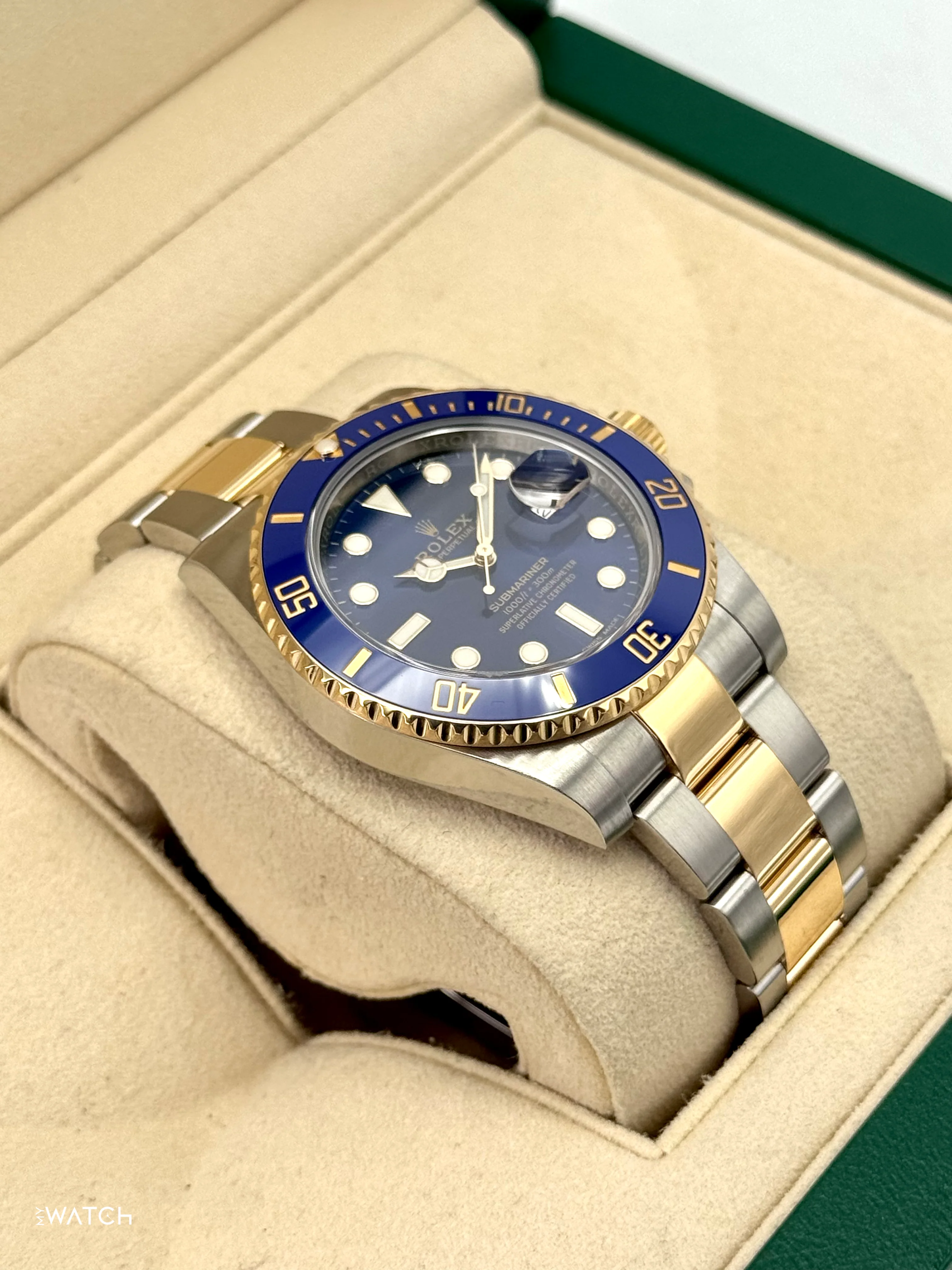 2020 Rolex Submariner "Bluesy" 40mm 116613LB Two-Tone Blue Dial - Image 6