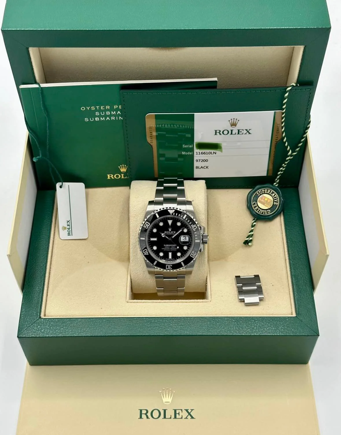 NEW 2020 Rolex Submariner 40mm 116610LN Stainless Steel Black Dial - Image 11