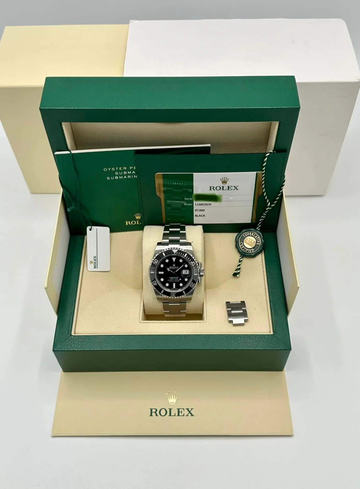 NEW 2020 Rolex Submariner 40mm 116610LN Stainless Steel Black Dial - Image 12