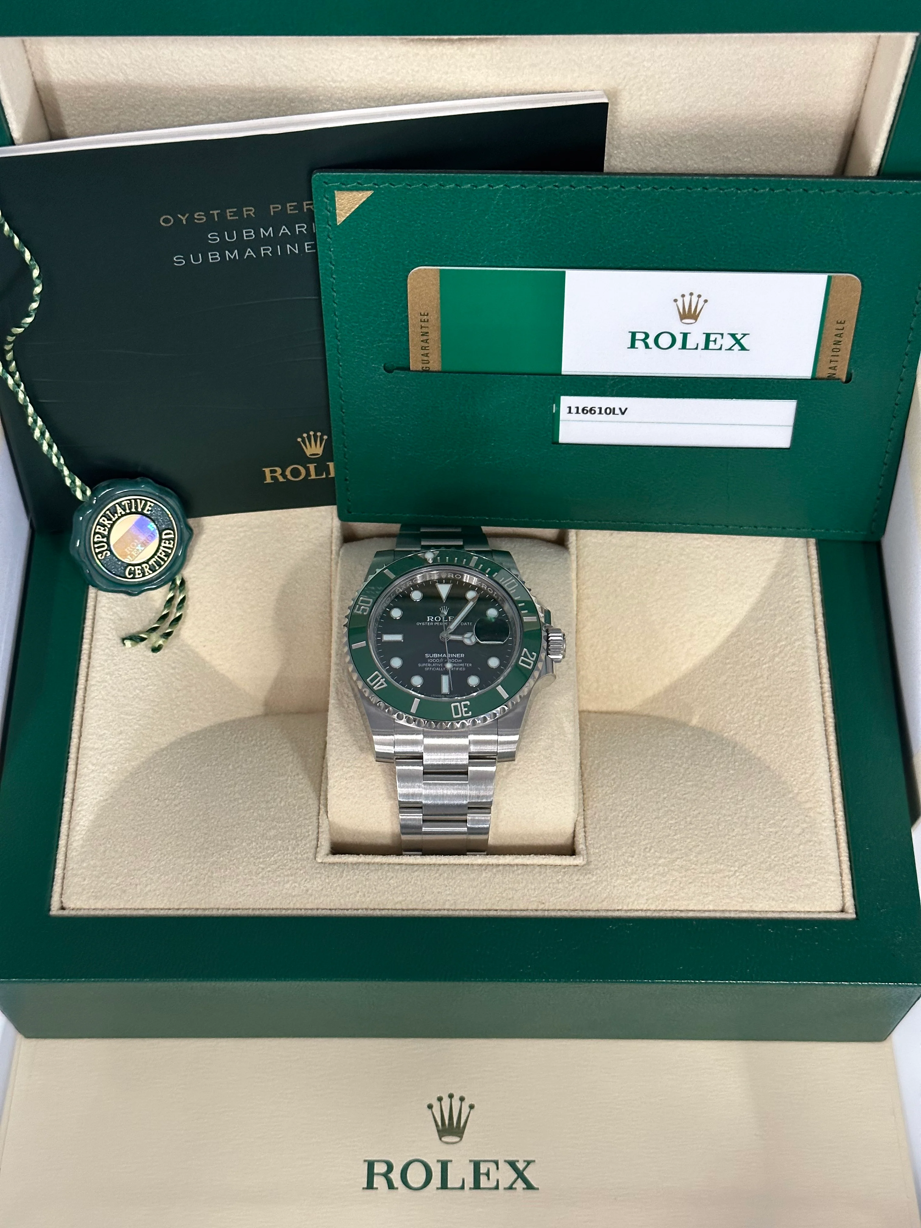2020 Rolex Submariner "Hulk" 40mm 116610LV Green Dial - Image 2