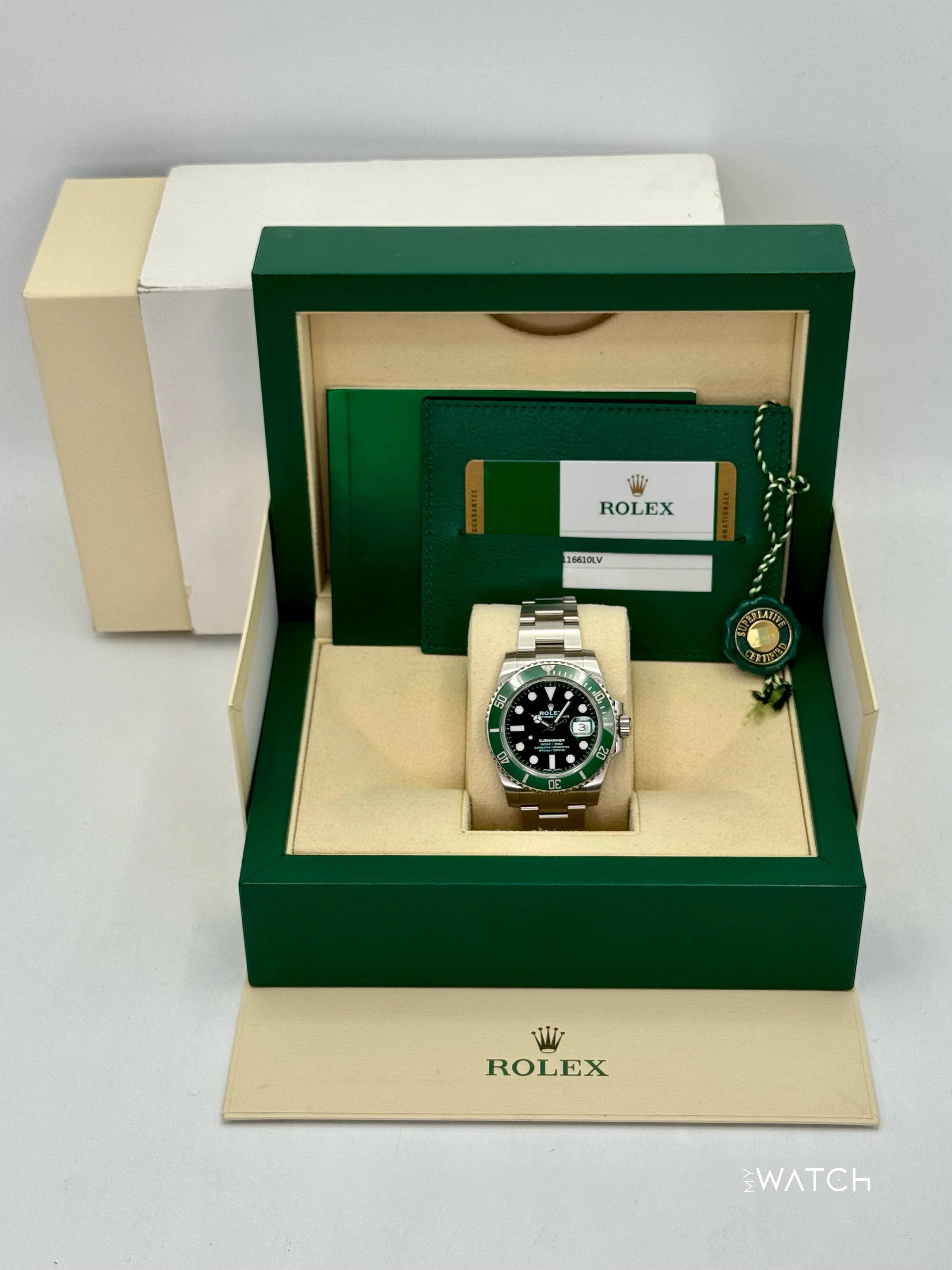 2020 Rolex Submariner “Hulk” 40mm 116610LV Green Dial - Image 9