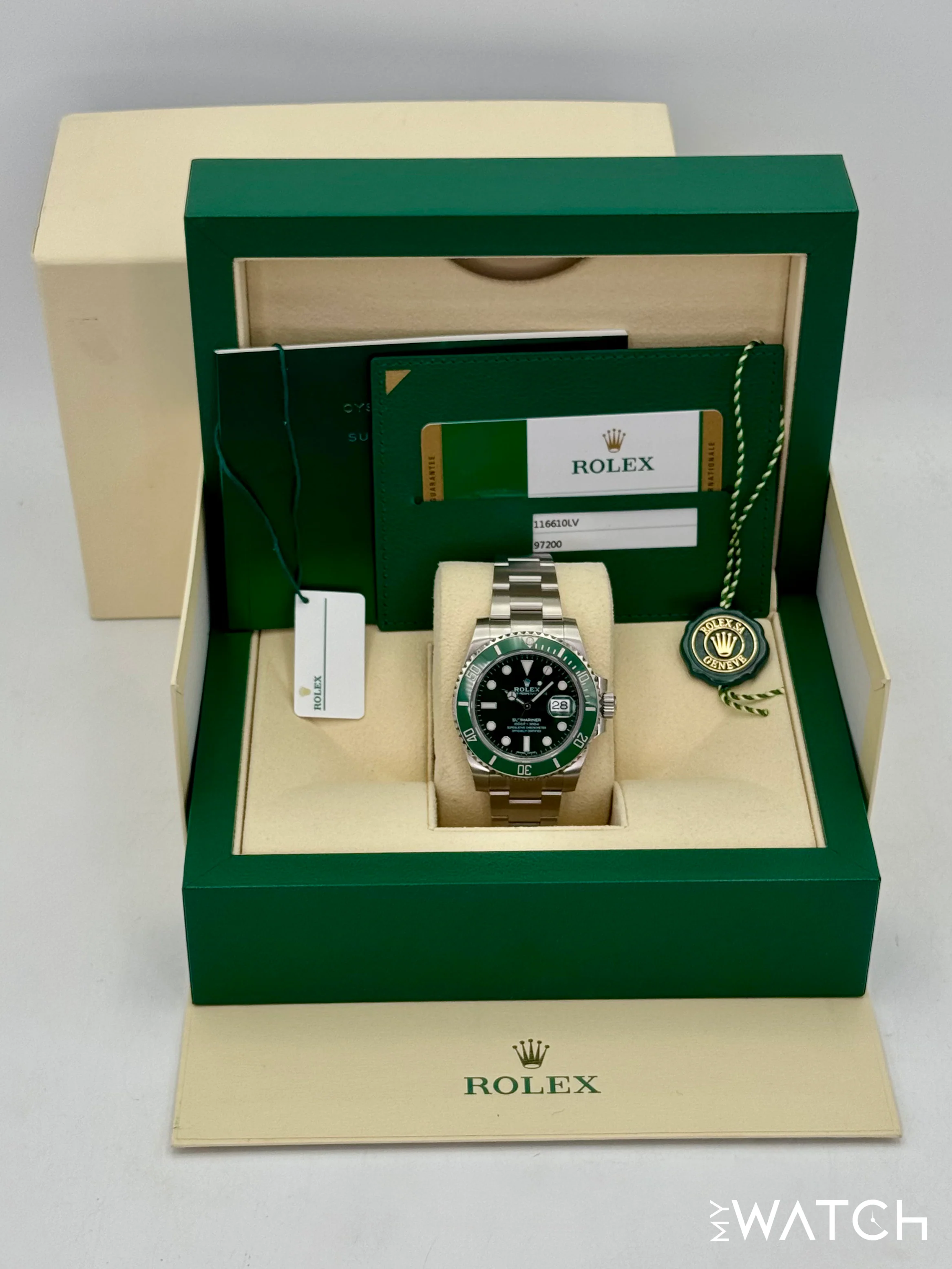 2020 Rolex Submariner “Hulk” 40mm 116610LV Green Dial - Image 9