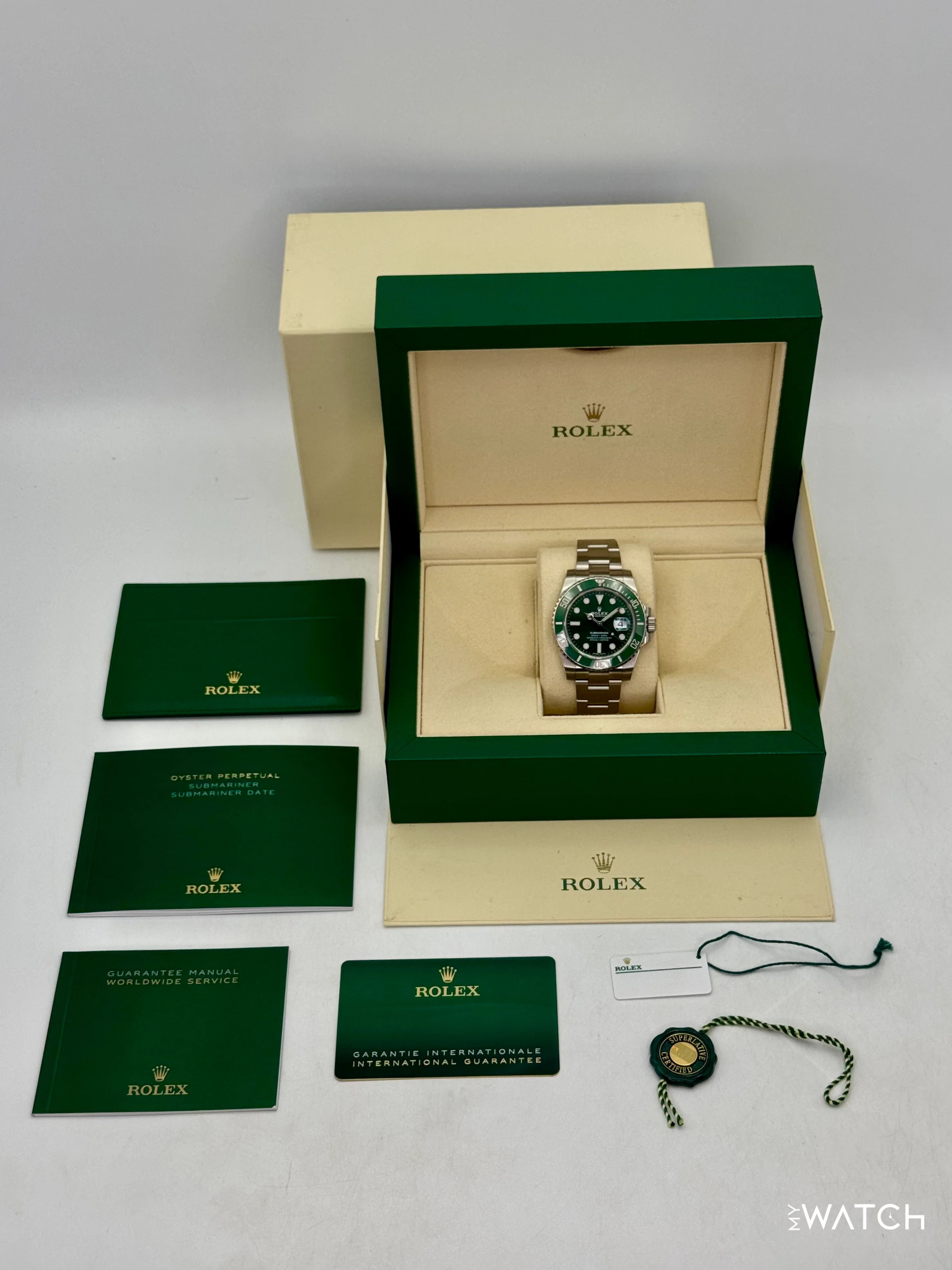 2020 Rolex Submariner “Hulk” 40mm 116610LV Green Dial (Green Card) - Image 10