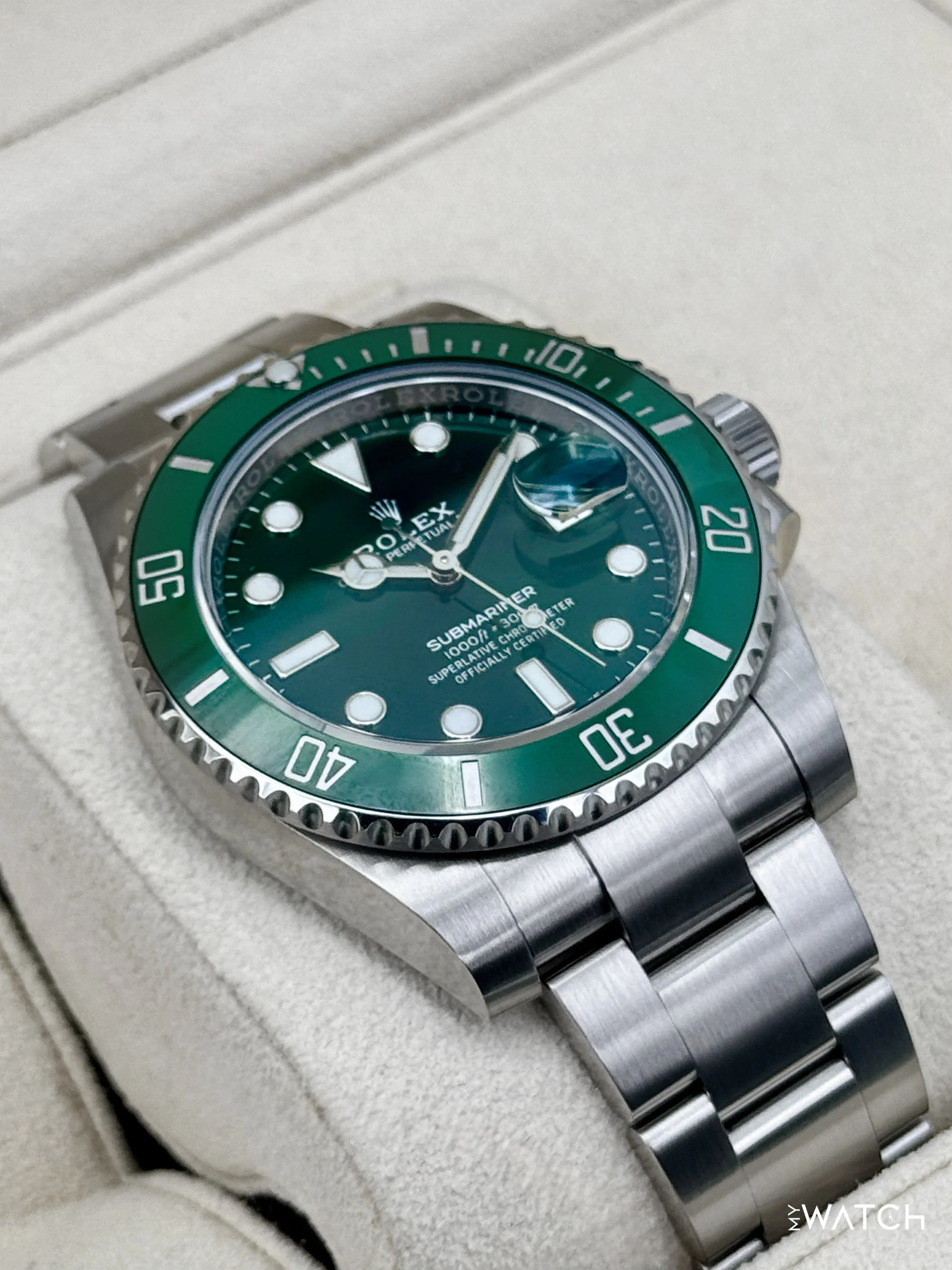 2020 Rolex Submariner “Hulk” 40mm 116610LV Green Dial (Green Card) - Image 6
