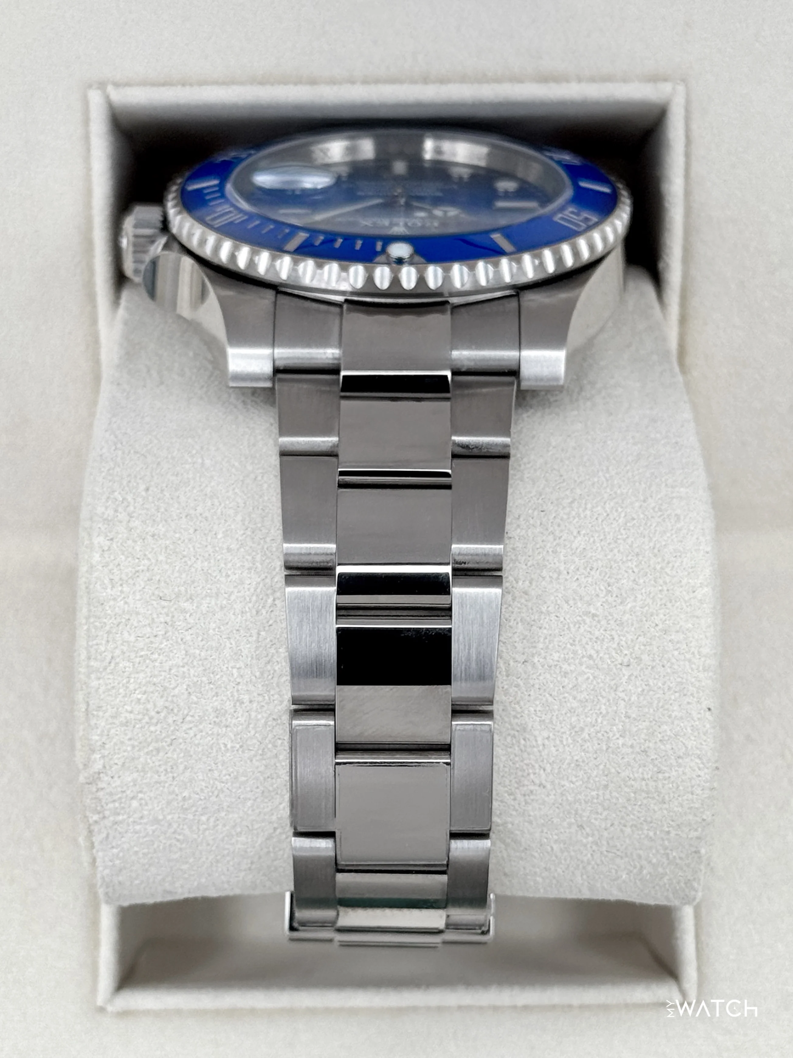 2020 Rolex Submariner "Smurf" 40mm 116619LB White Gold Blue Dial (NFC Card) - Image 4
