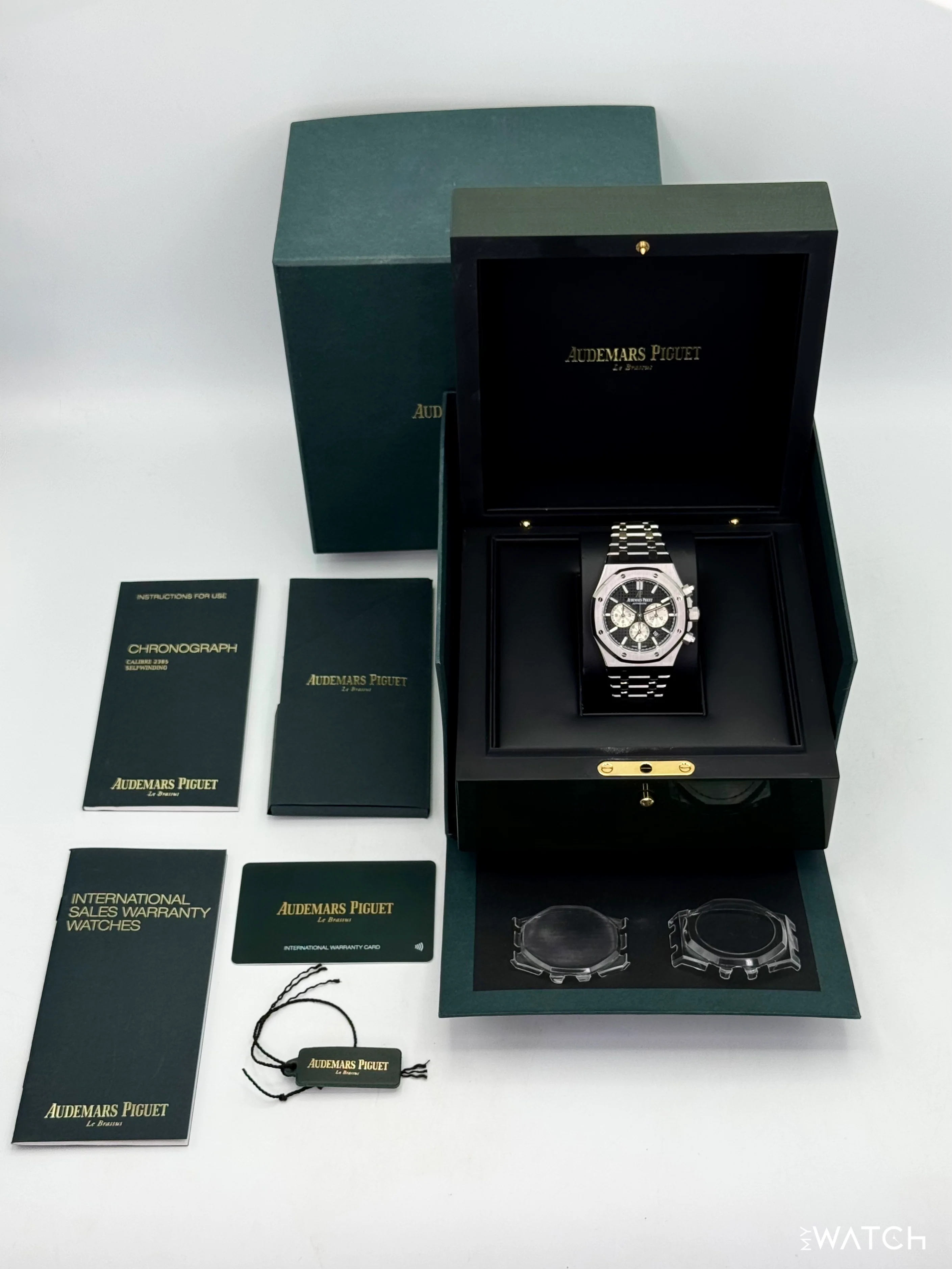 2021 Audemars Piguet Royal Oak Chronograph 41mm 26331ST Stainless Steel Black Dial - Image 10
