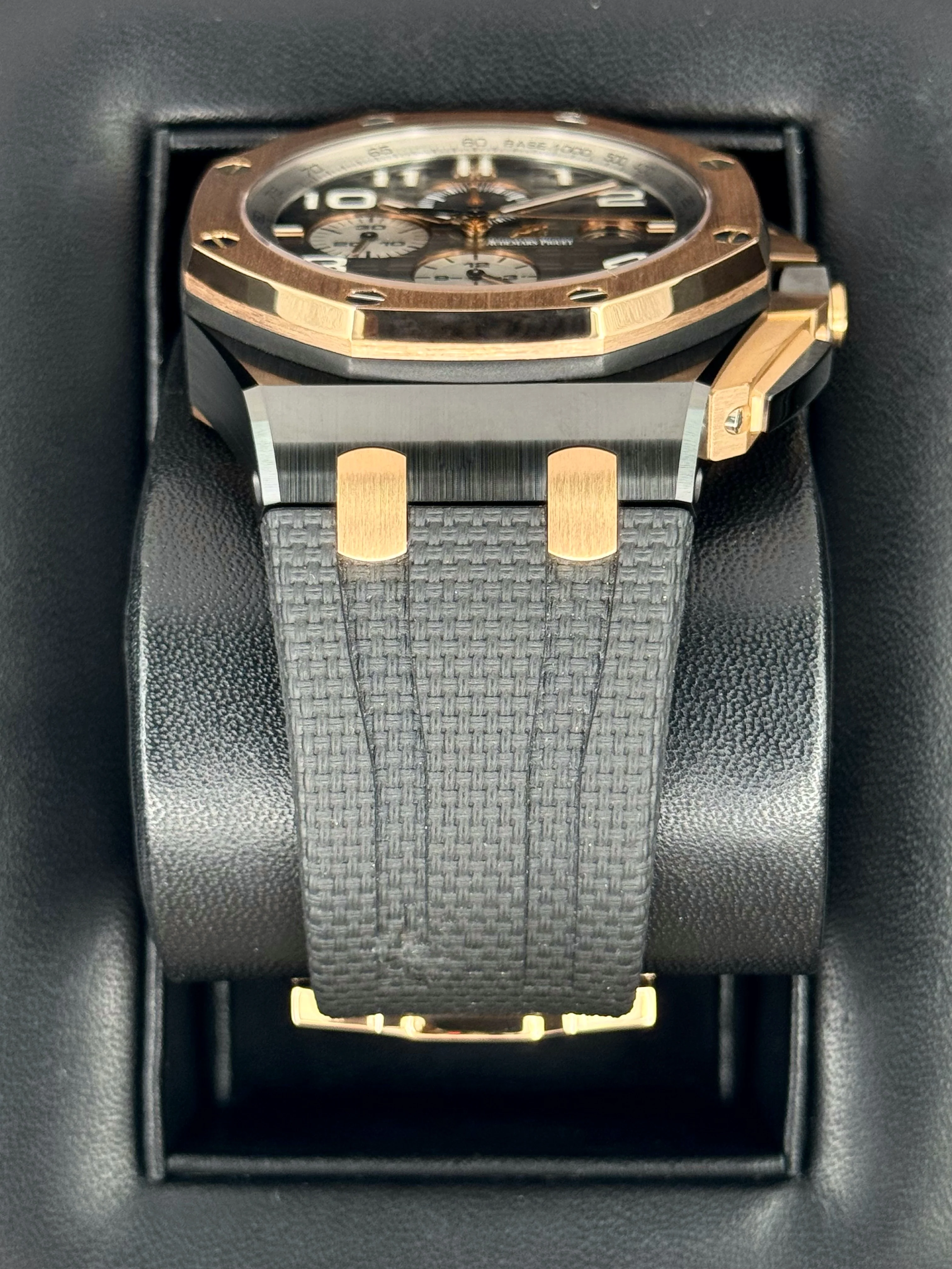 2021 Audemars Piguet Royal Oak Offshore 44mm 26405NR Rose Gold Black Dial - Image 3