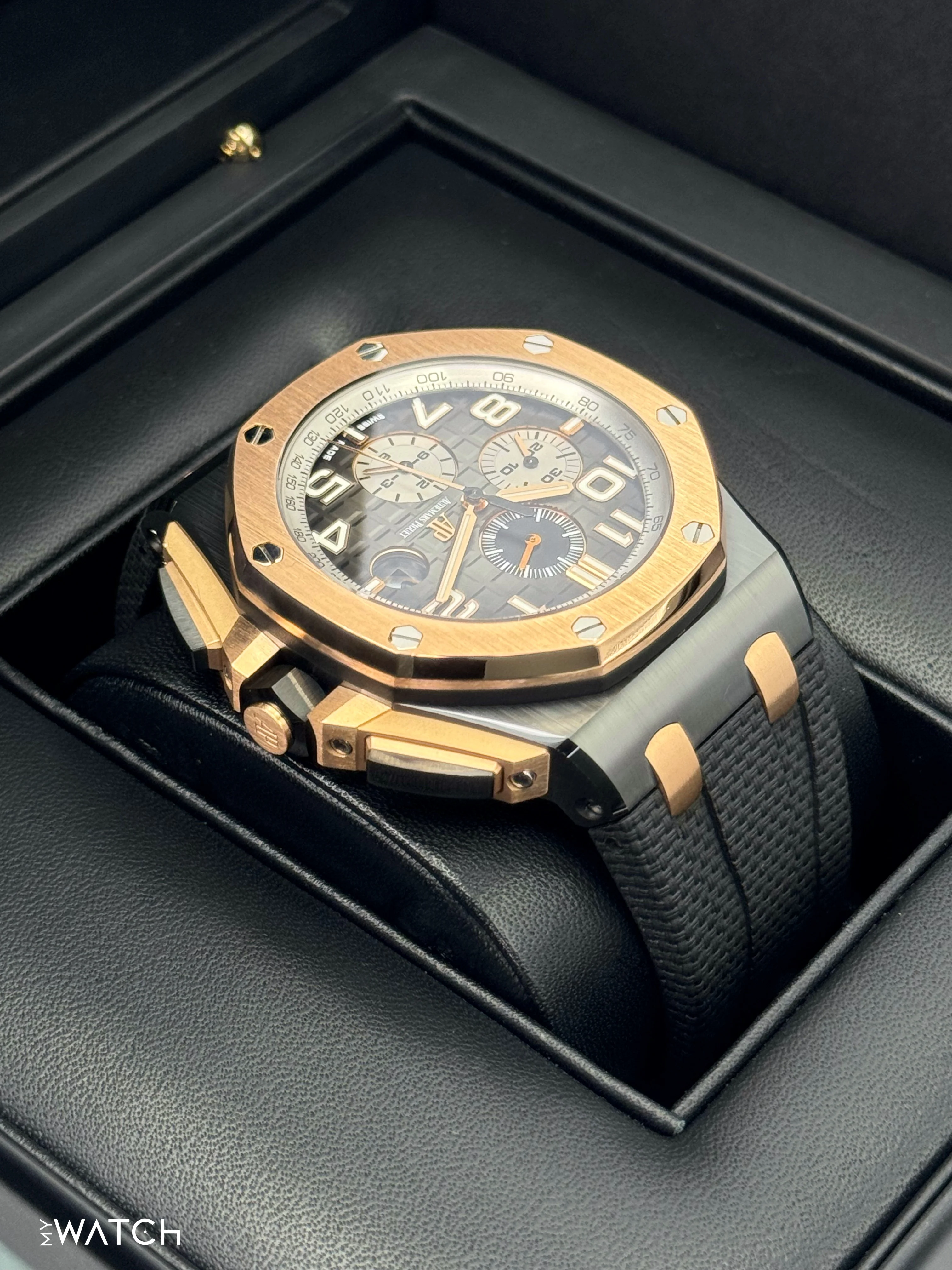 2021 Audemars Piguet Royal Oak Offshore 44mm 26405NR Rose Gold Black Dial - Image 8