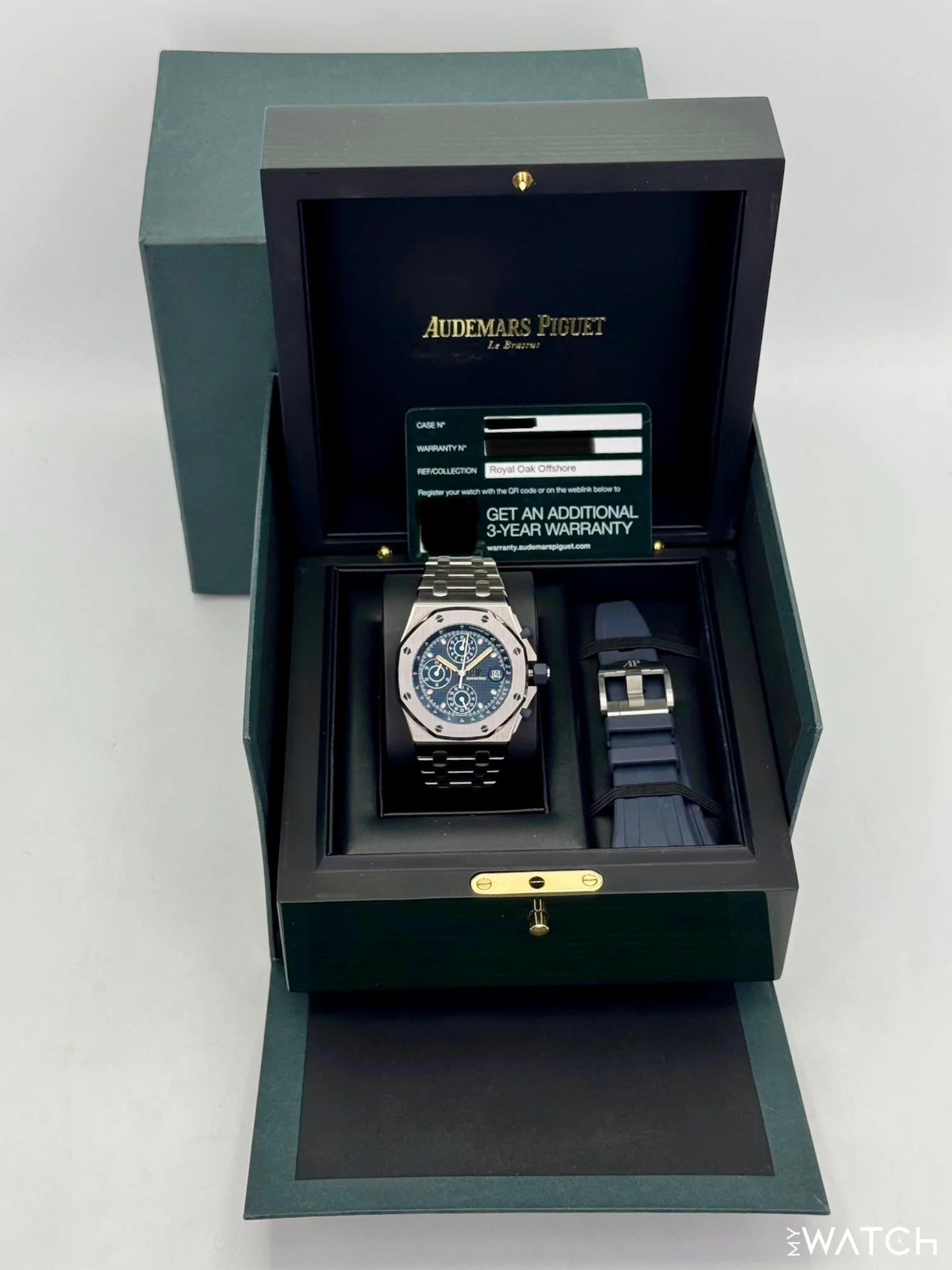 2021 Audemars Piguet Royal Oak Offshore Chrono "The Beast" 42mm 26238ST Blue Dial - Image 10
