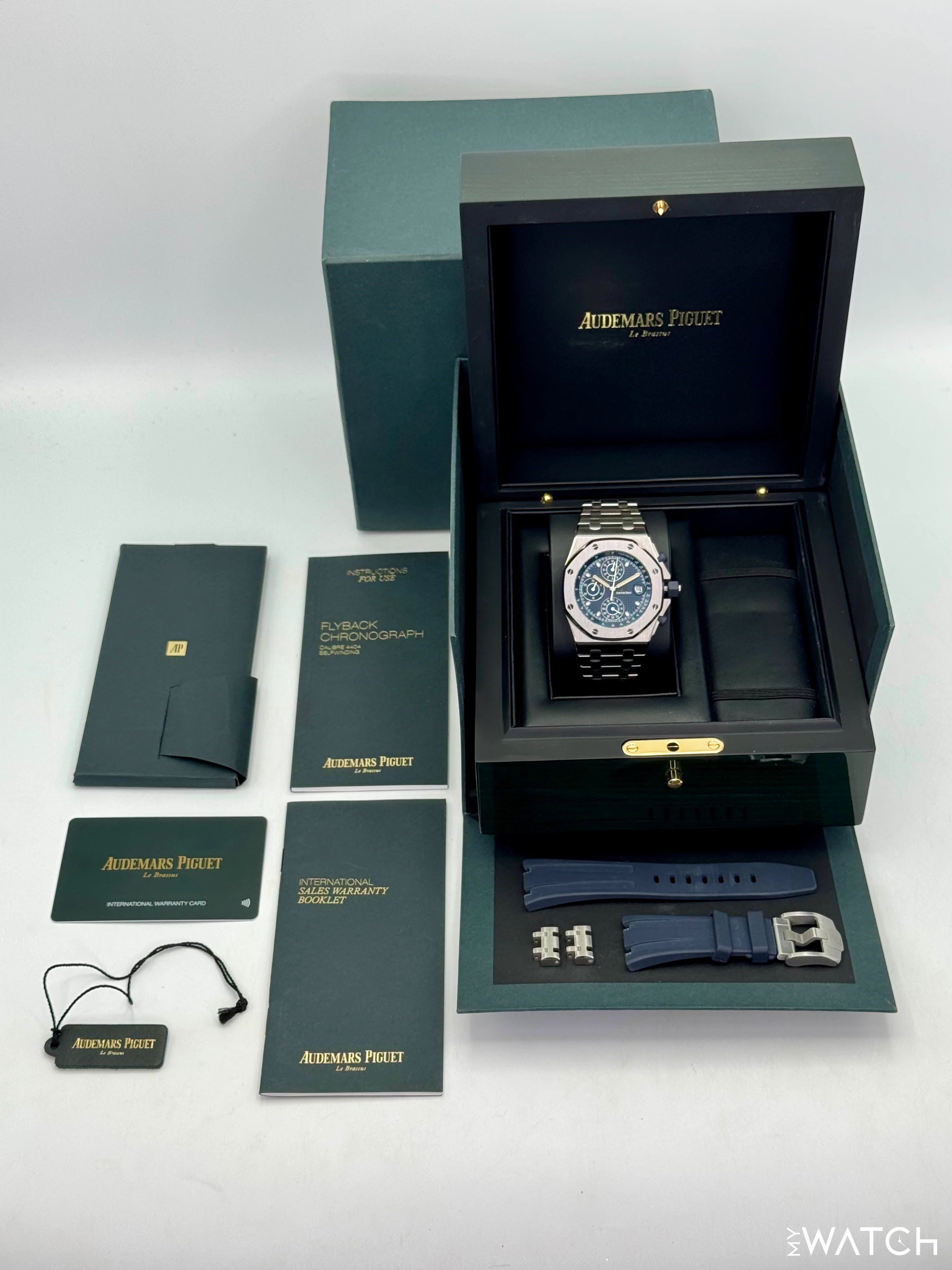 2021 Audemars Piguet Royal Oak Offshore Chrono "The Beast" 42mm 26238ST Blue Dial - Image 11