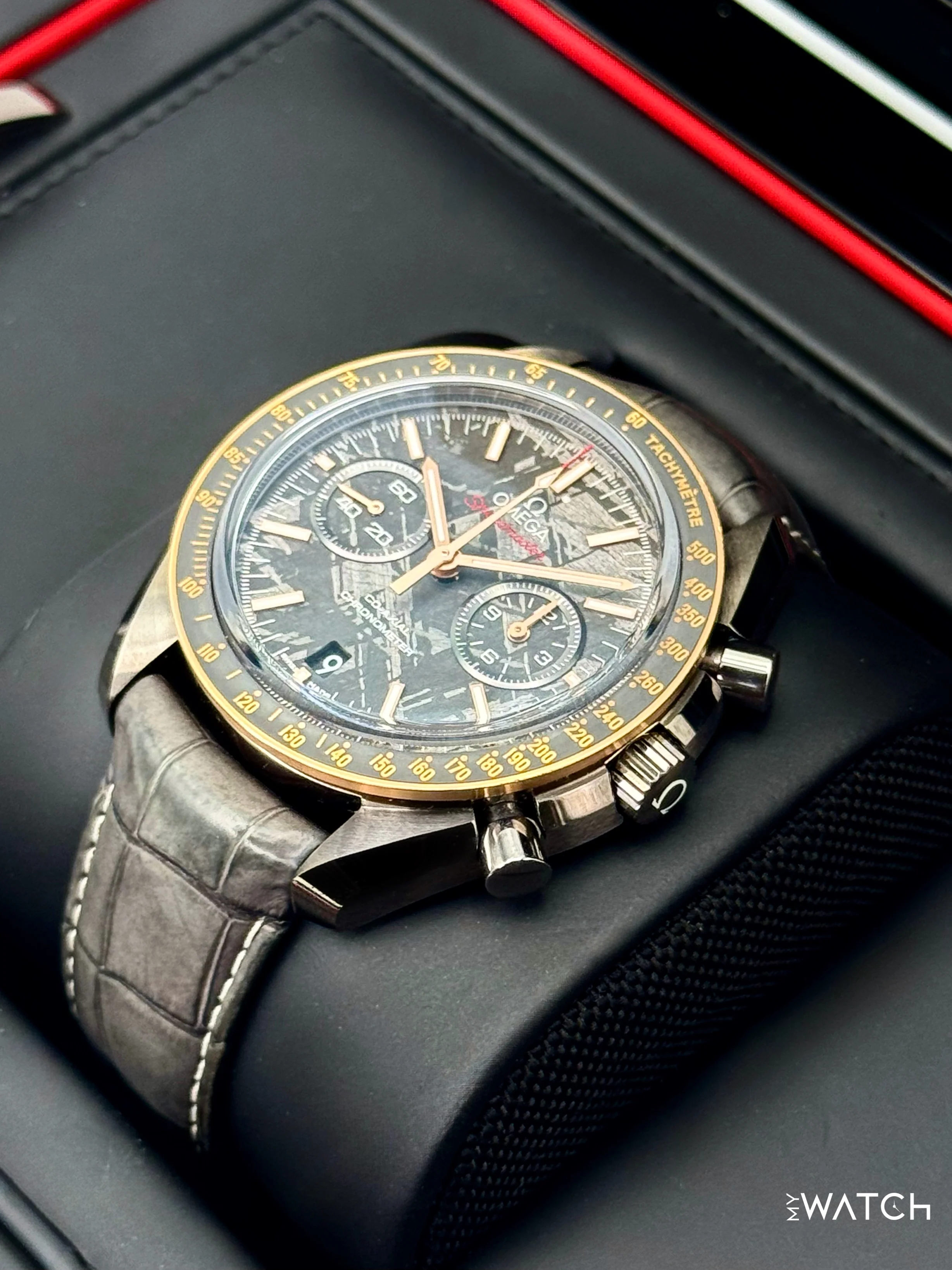 2021 Omega Speedmaster Moonwatch 44.25mm 311.63.44.51.99.001 Meteorite - Image 5