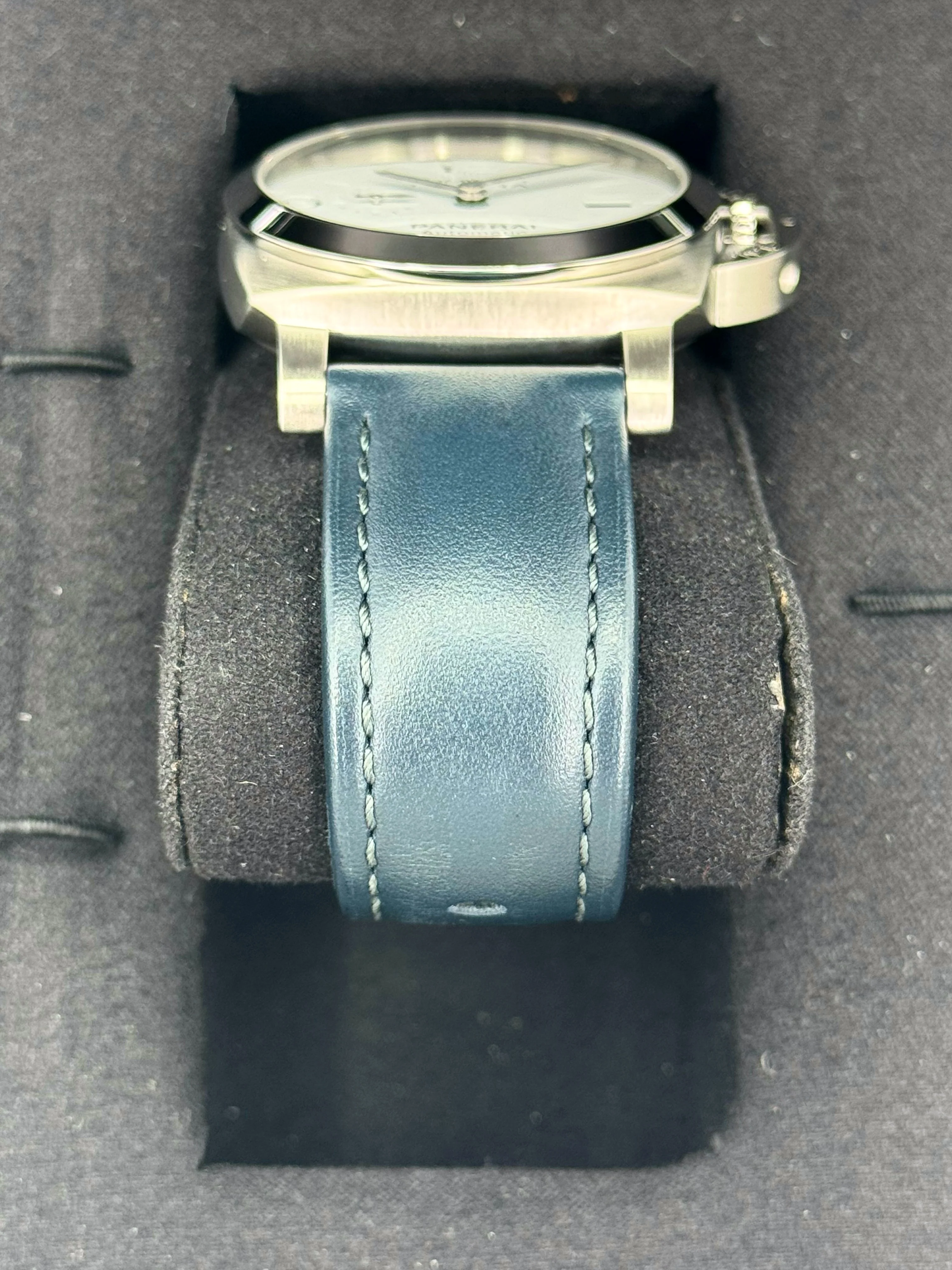 2021 Panerai Luminor Marina 44mm PAM01314 Stainless Steel White Dial - Image 3