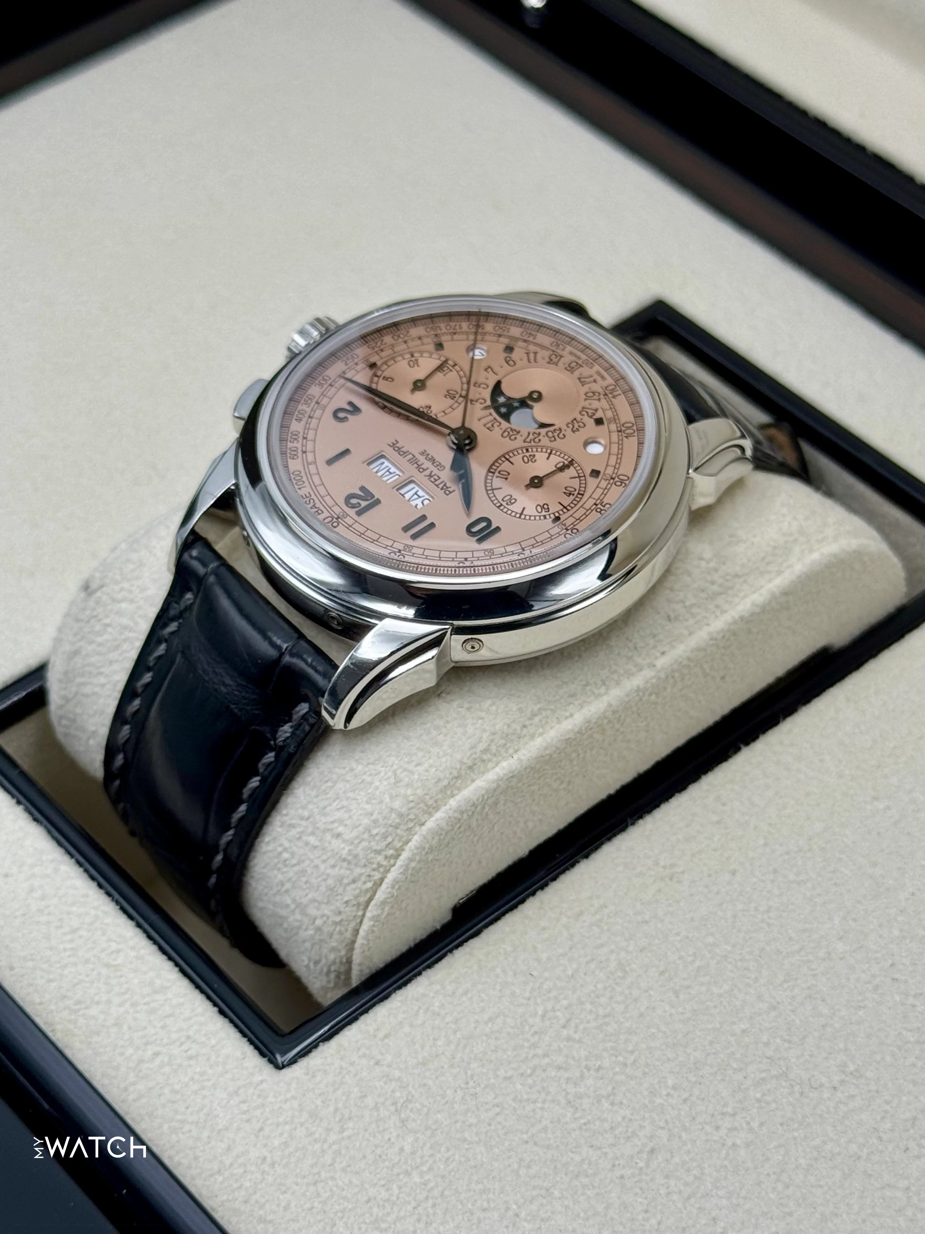 2021 Patek Philippe 5270P Perpetual Calendar Chronograph Salmon Dial - Image 7