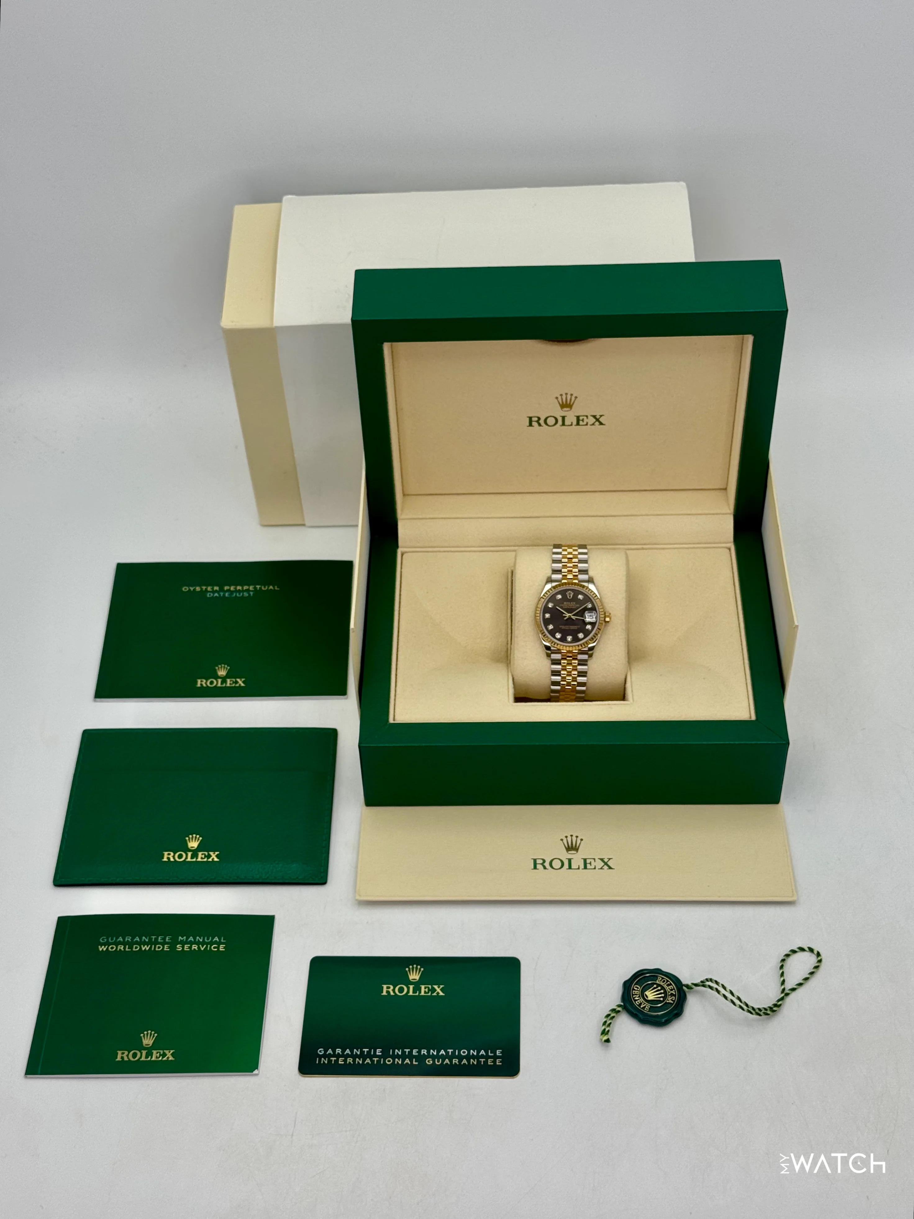 2021 Rolex Datejust 31mm 278273 Two-Tone Rhodium Diamond Dial - Image 10