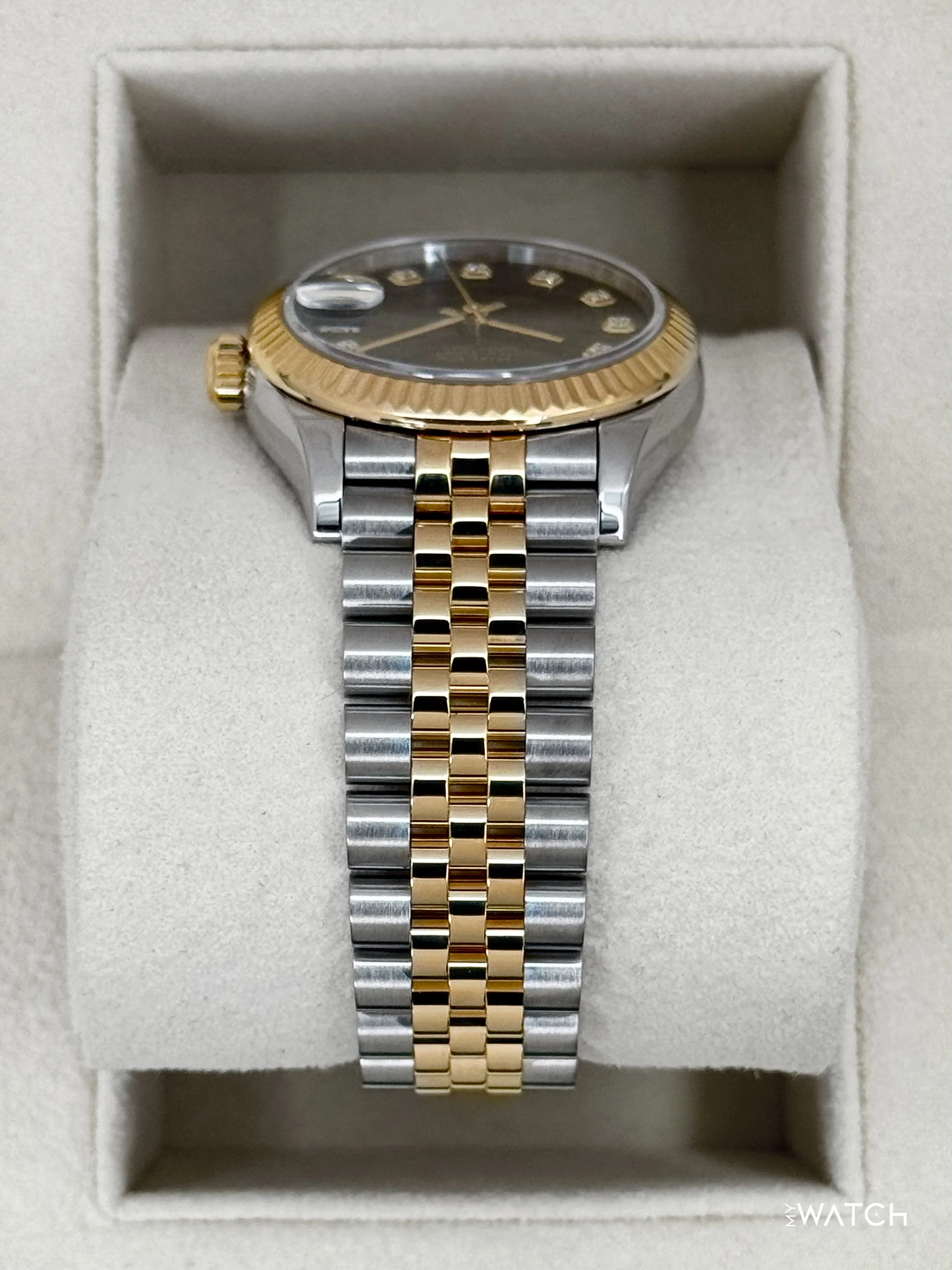 2021 Rolex Datejust 31mm 278273 Two-Tone Rhodium Diamond Dial - Image 4