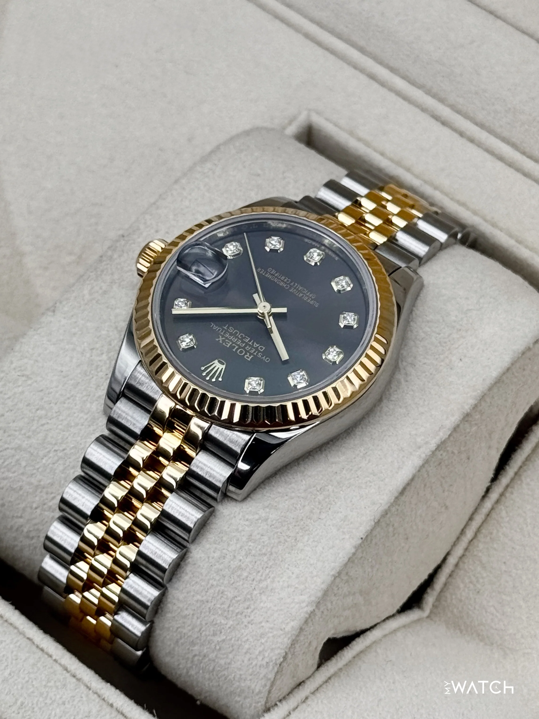 2021 Rolex Datejust 31mm 278273 Two-Tone Rhodium Diamond Dial - Image 7