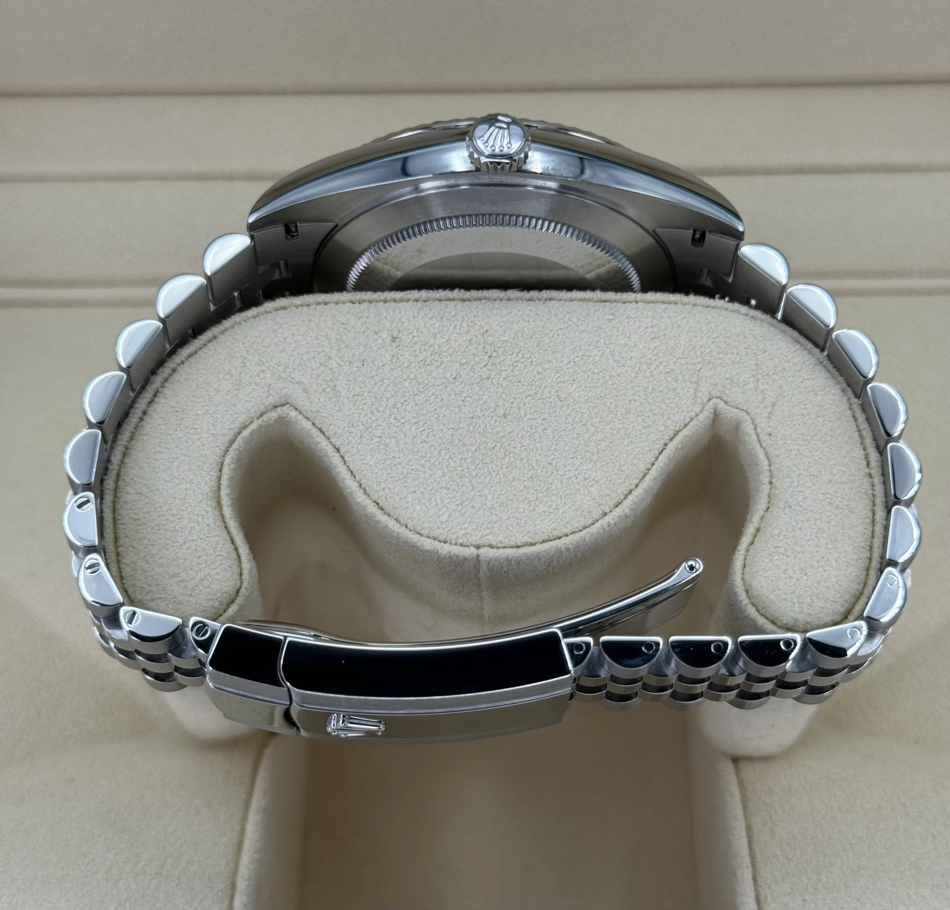 2021 Rolex Datejust 41mm Stainless Steel Jubilee Wimbledon Dial - Image 9