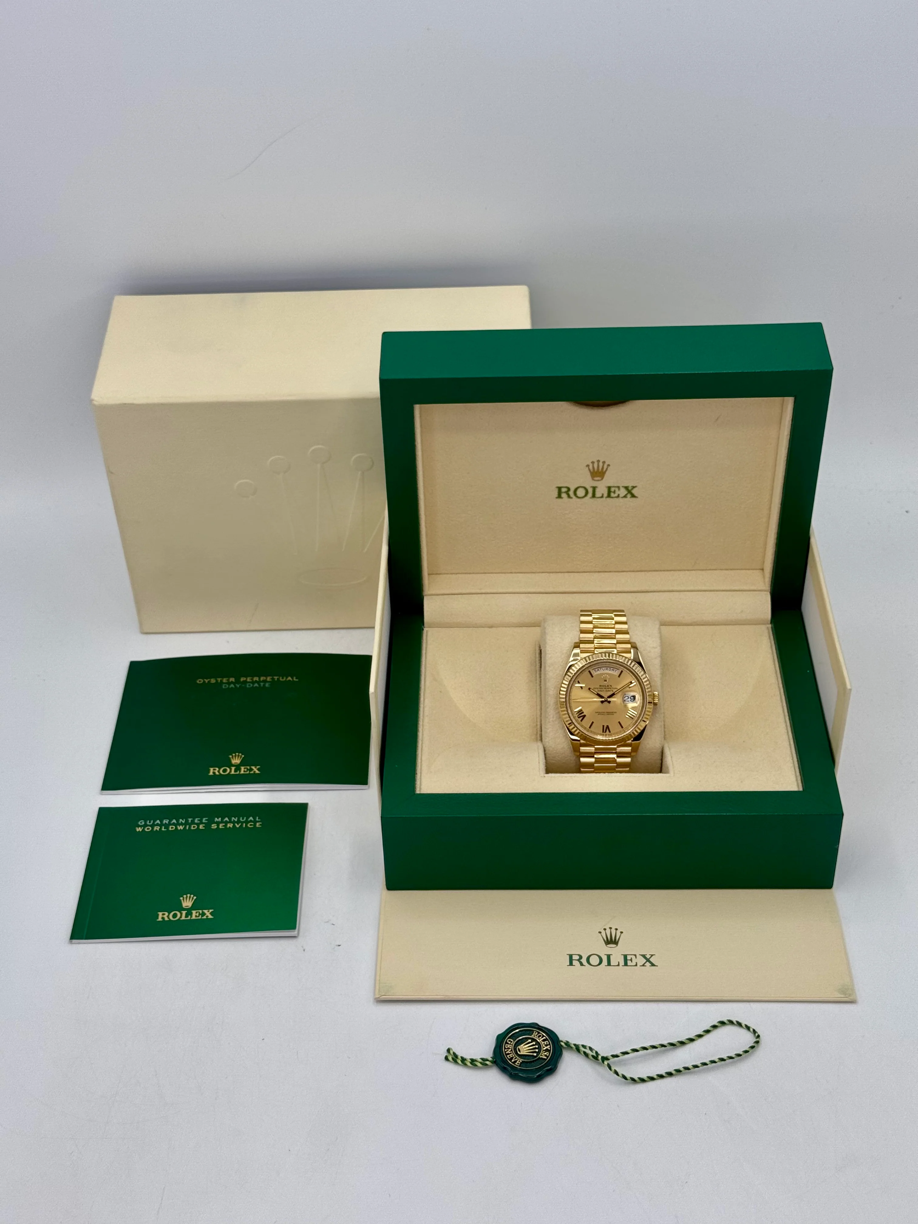 2021 Rolex Day-Date 40mm 228238 Presidential Champagne Dial - Image 10