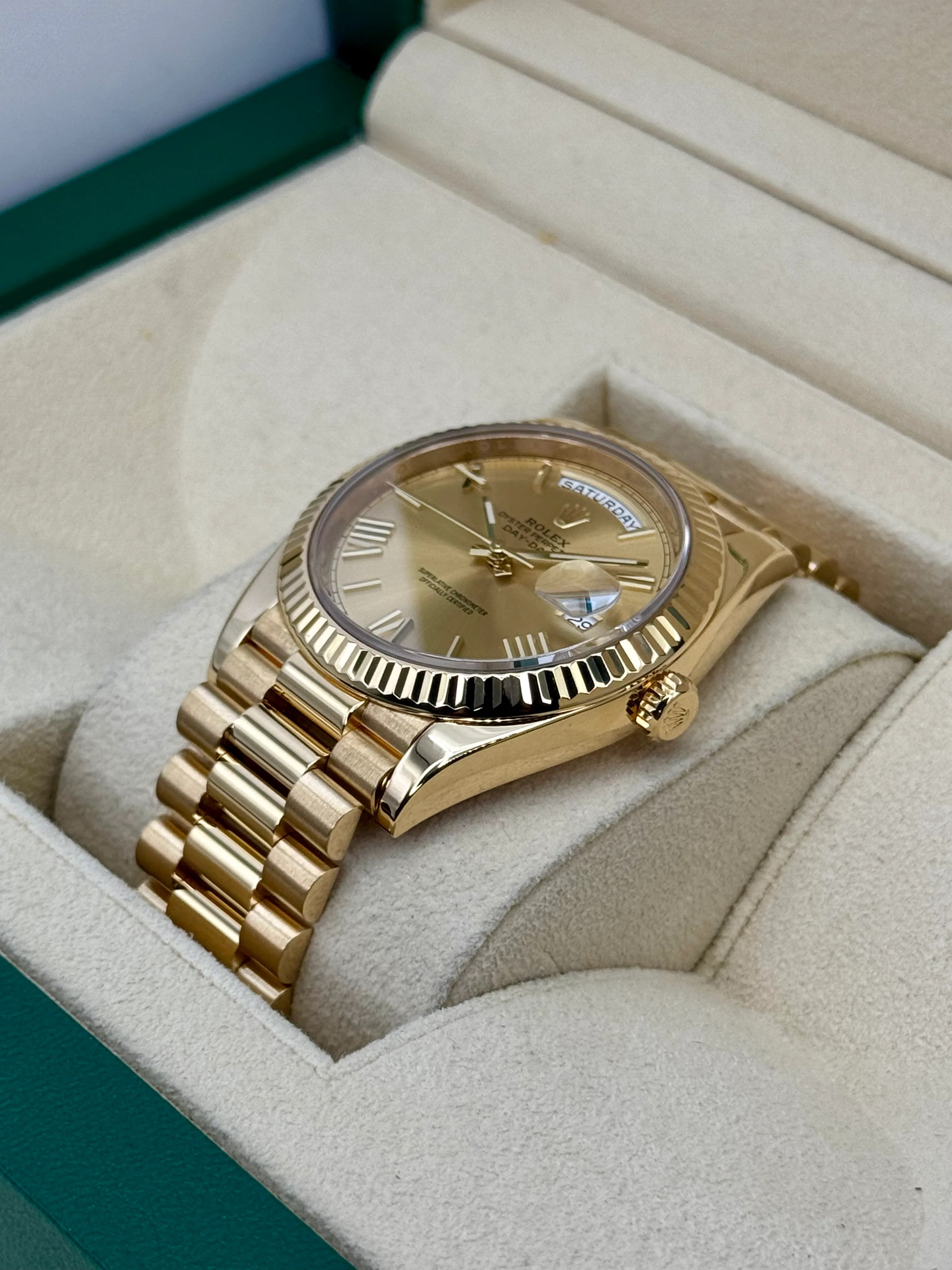 2021 Rolex Day-Date 40mm 228238 Presidential Champagne Dial - Image 5