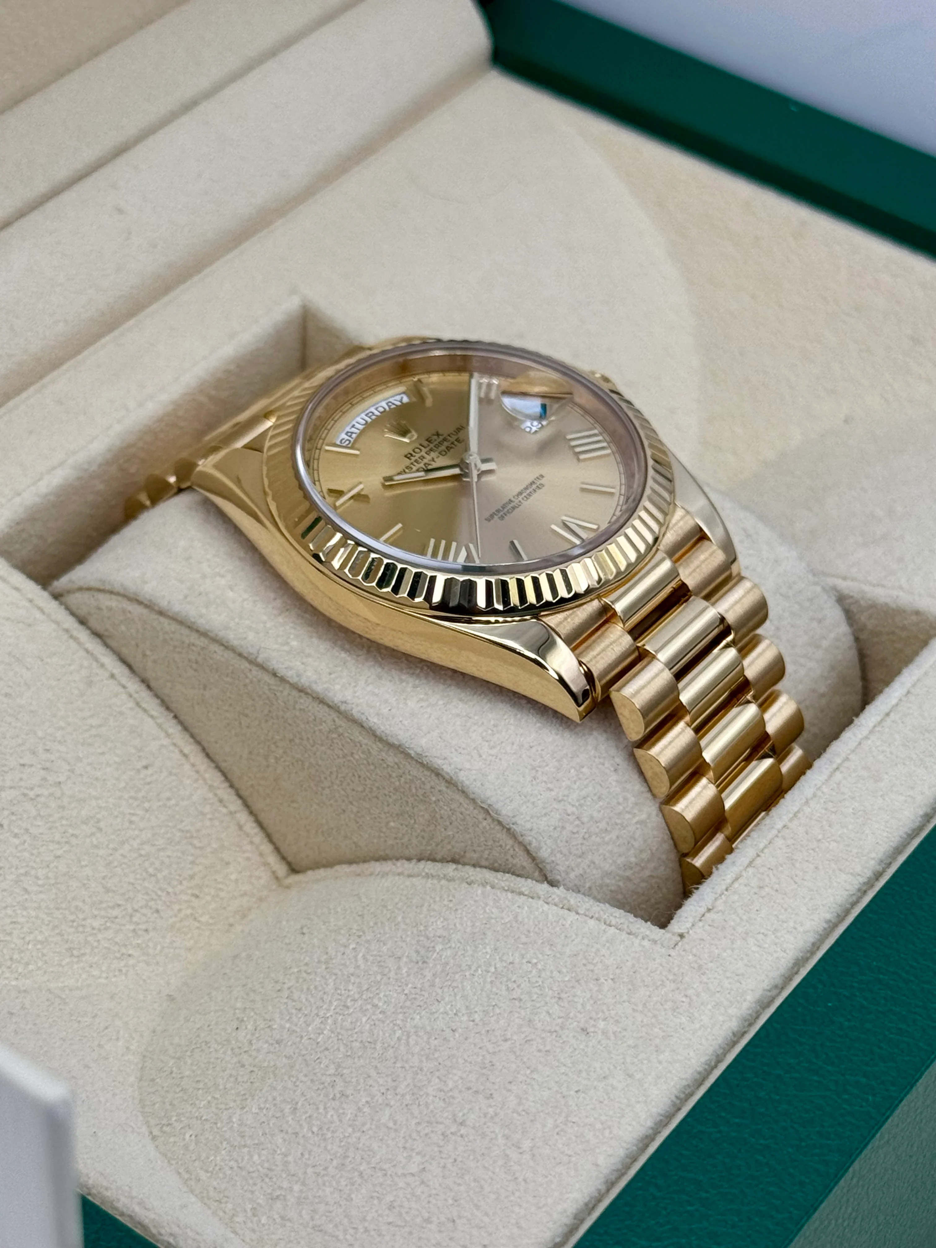 2021 Rolex Day-Date 40mm 228238 Presidential Champagne Dial - Image 6