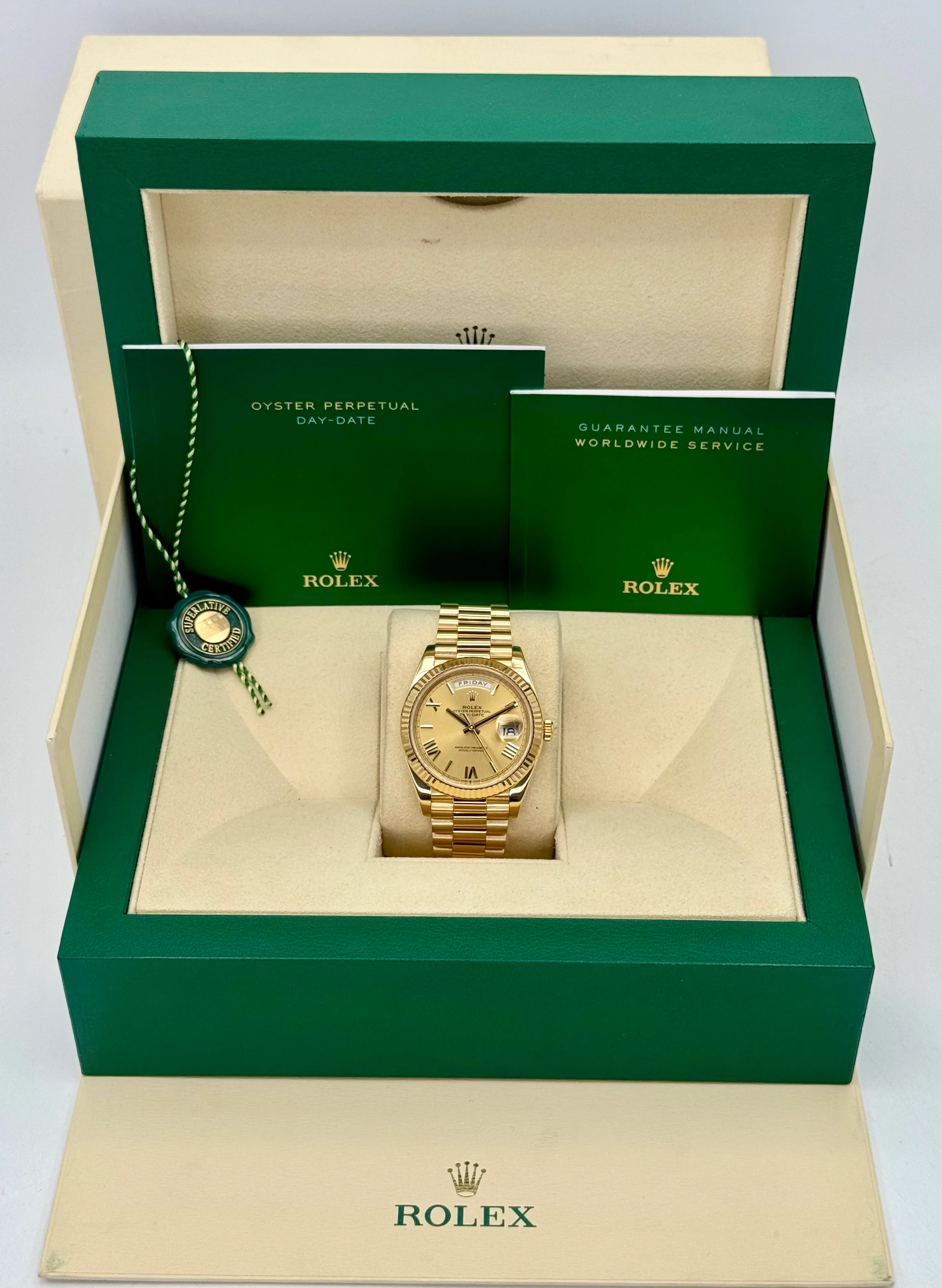 2021 Rolex Day-Date 40mm 228238 Presidential Champagne Dial - Image 12