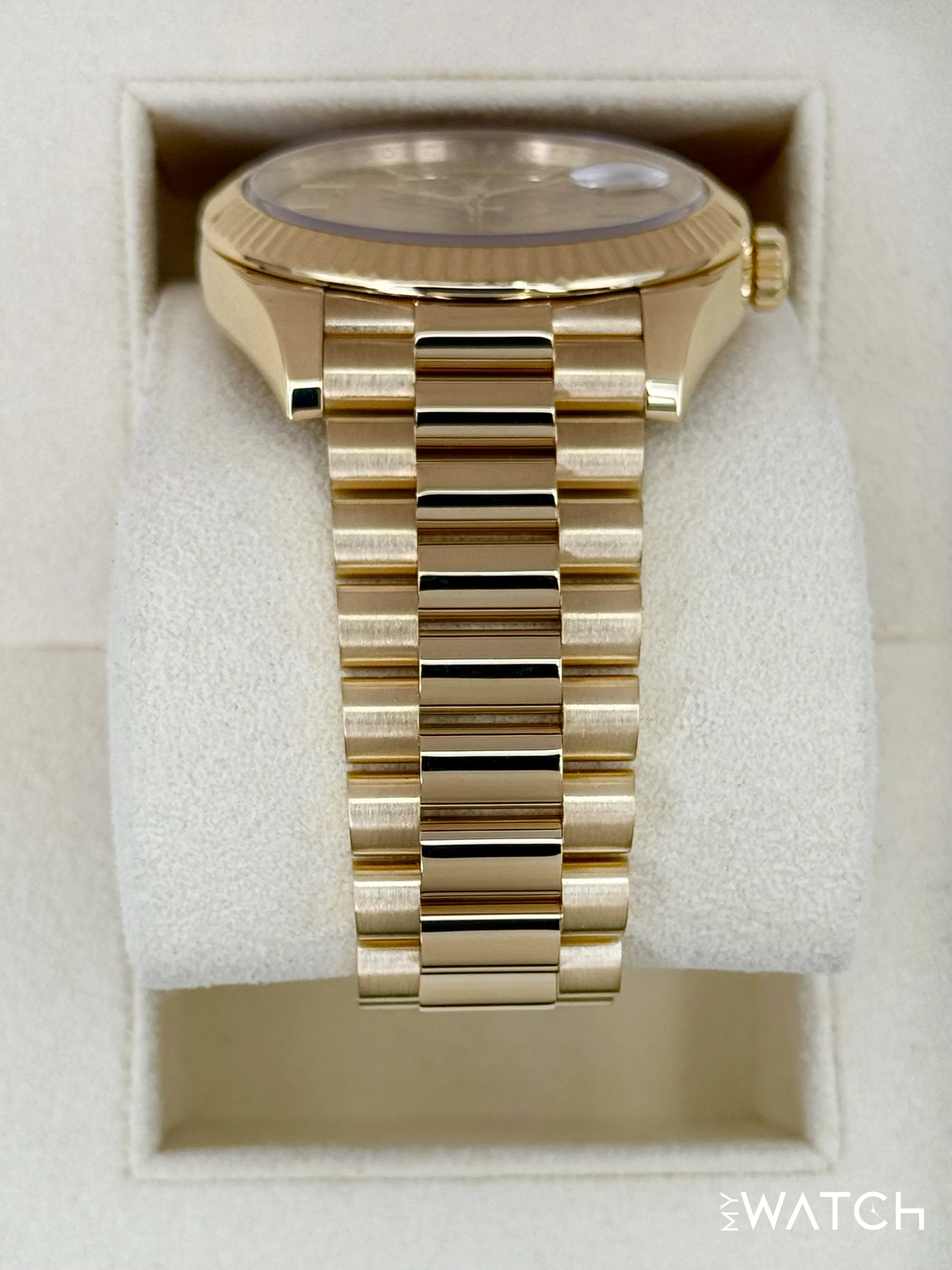 2021 Rolex Day-Date 40mm 228238 Presidential Champagne Roman Numeral Dial - Image 3