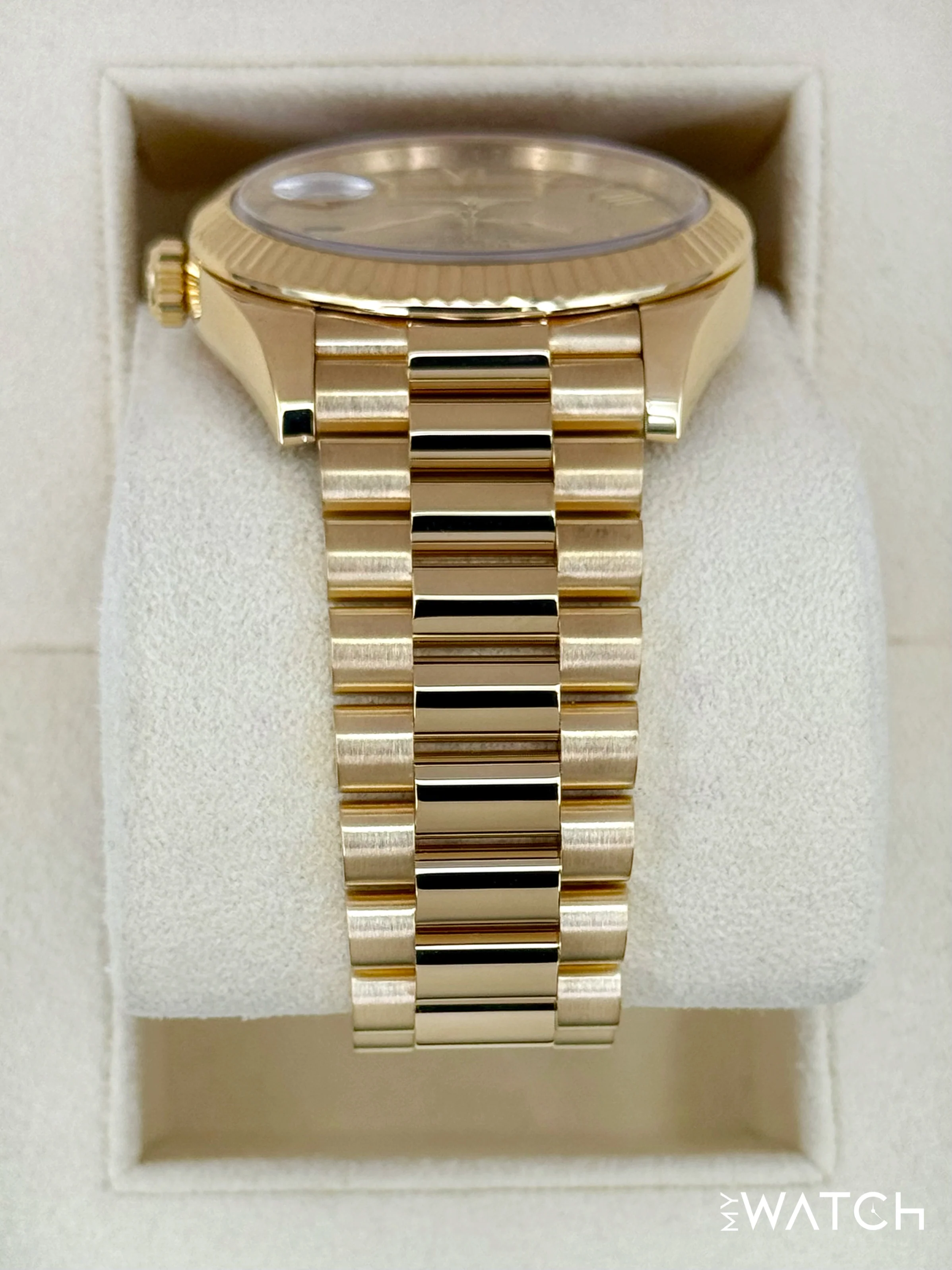2021 Rolex Day-Date 40mm 228238 Presidential Champagne Roman Numeral Dial - Image 4