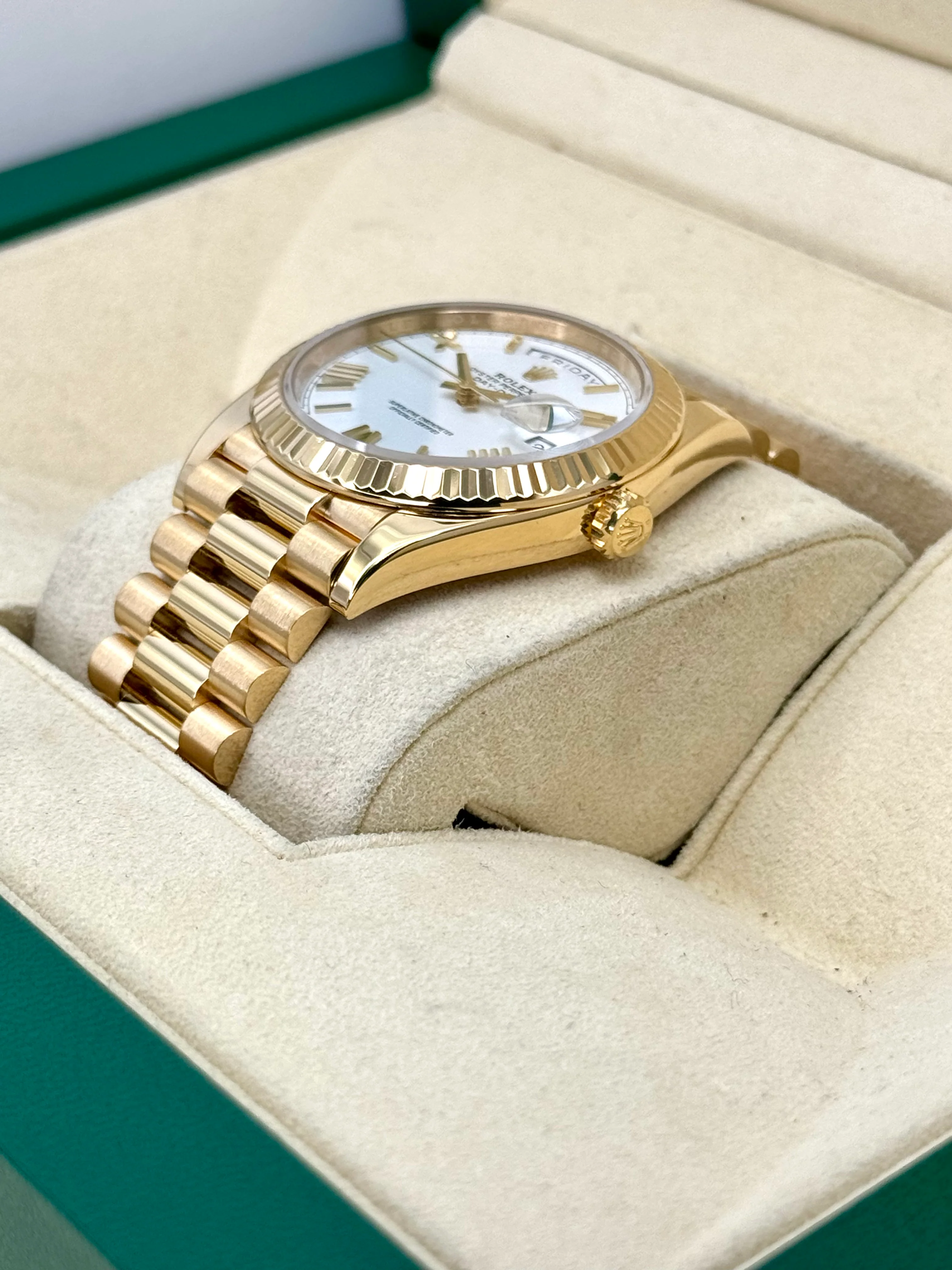 2021 Rolex Day-Date 40mm 228238 Presidential White Dial - Image 5