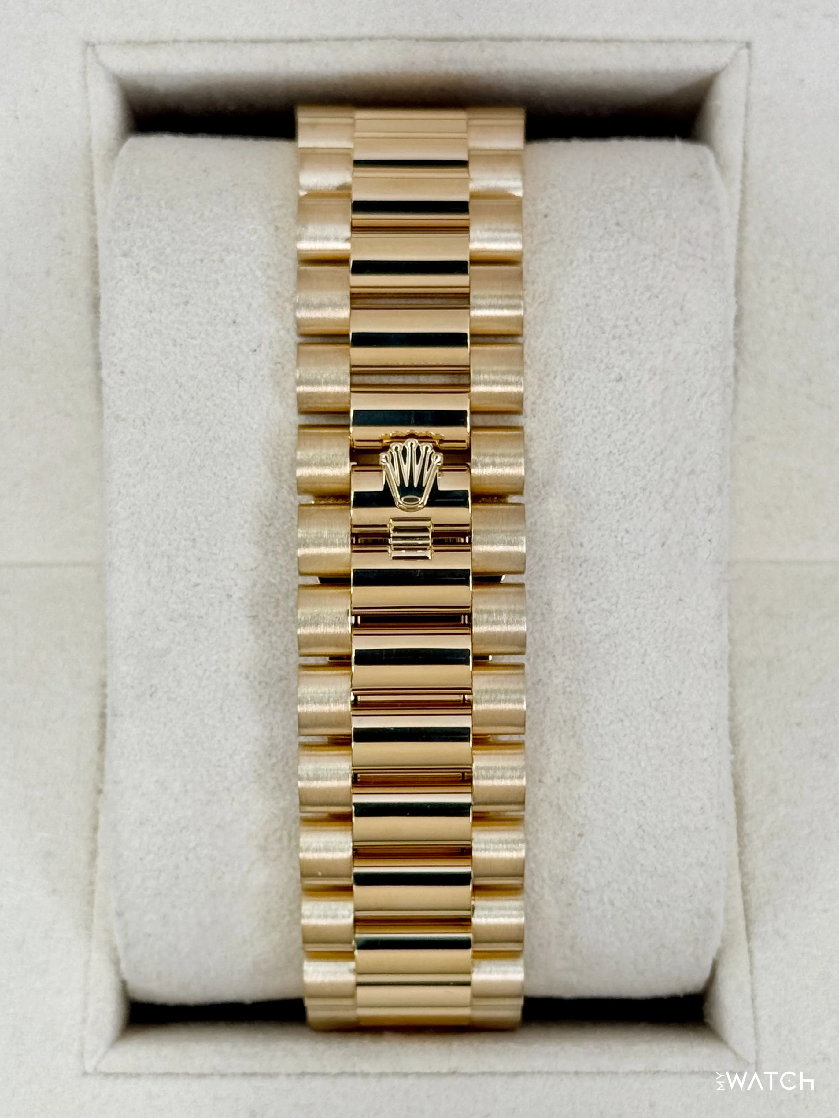 2021 Rolex Day-Date 40mm 228348RBR Presidential Champagne Diamond Dial - Image 2