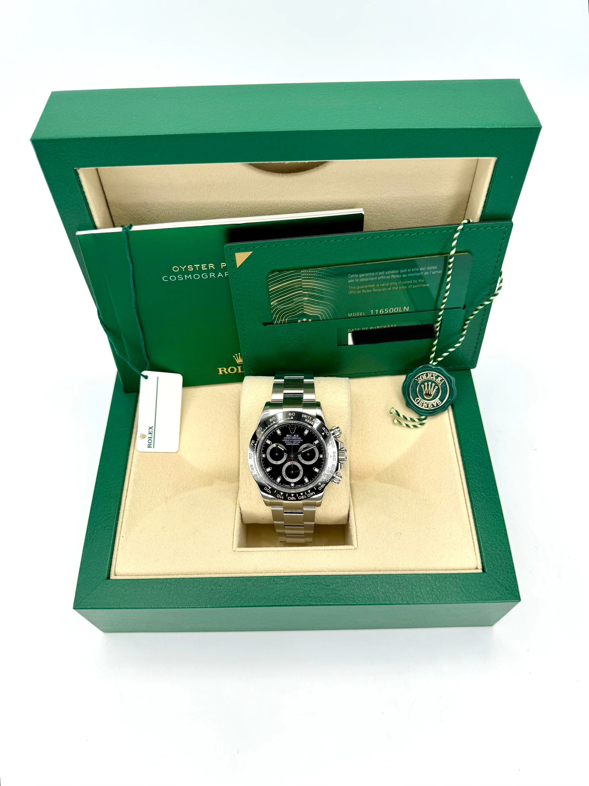2021 Rolex Daytona 40mm 116500LN Stainless Steel Black Dial - Image 11