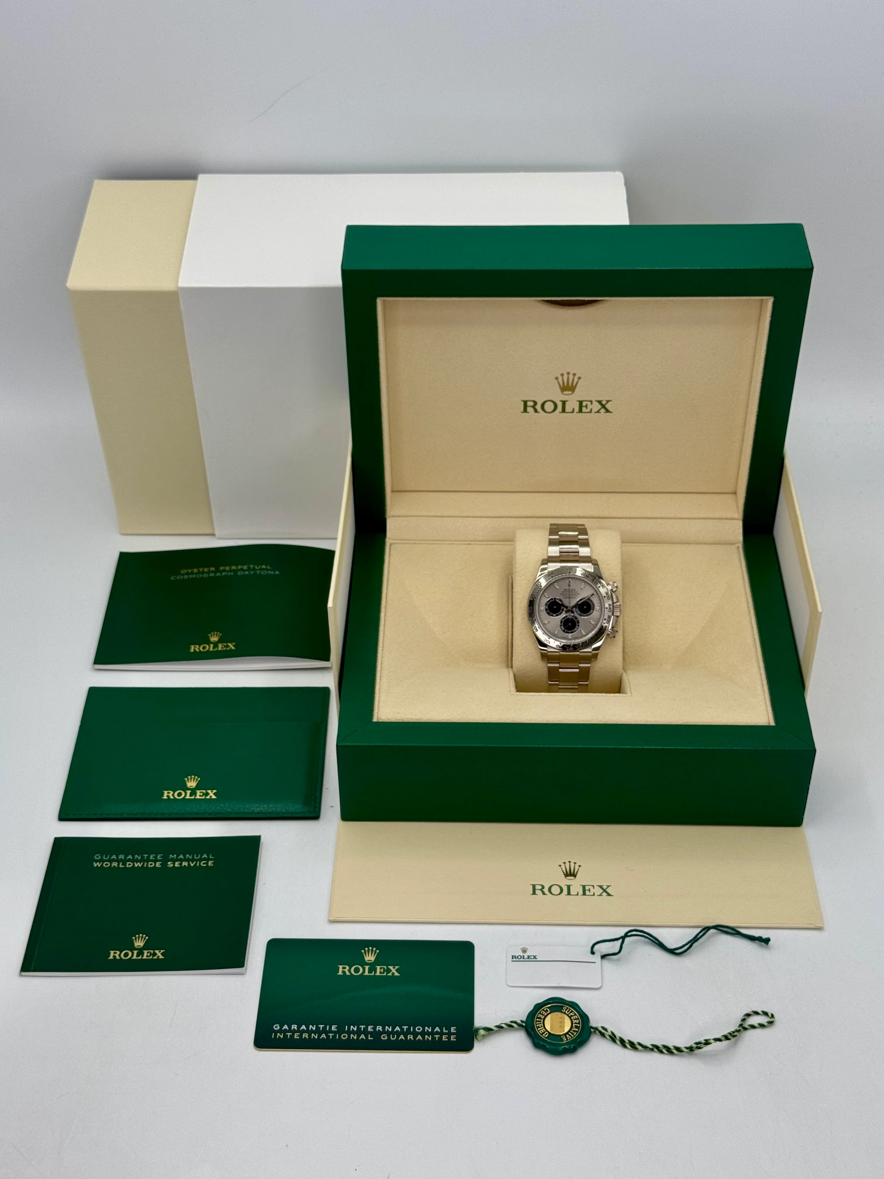 2021 Rolex Daytona "Ghost" 40mm 116509 White Gold Silver Dial - Image 10