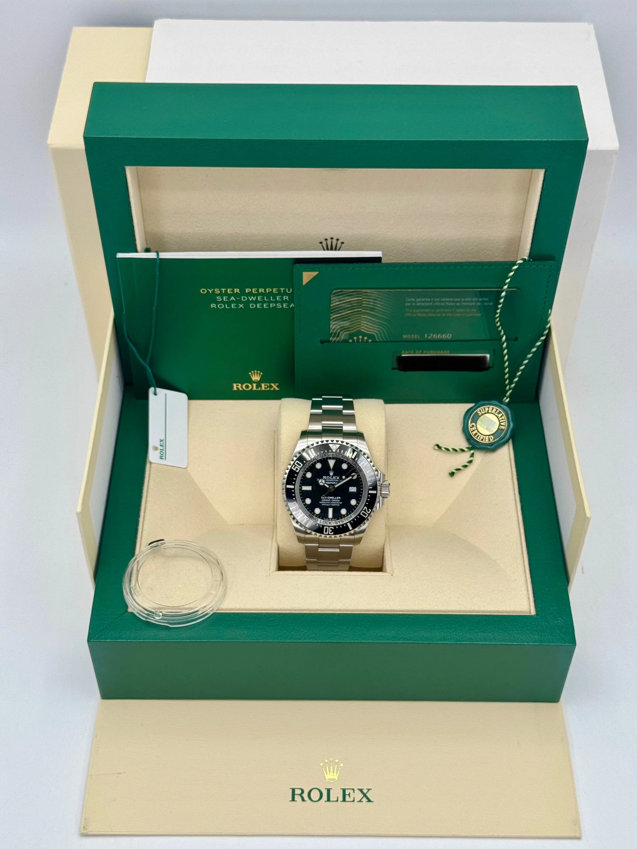 2021 Rolex Deepsea 44mm 126660 Stainless Steel Black Dial - Image 10
