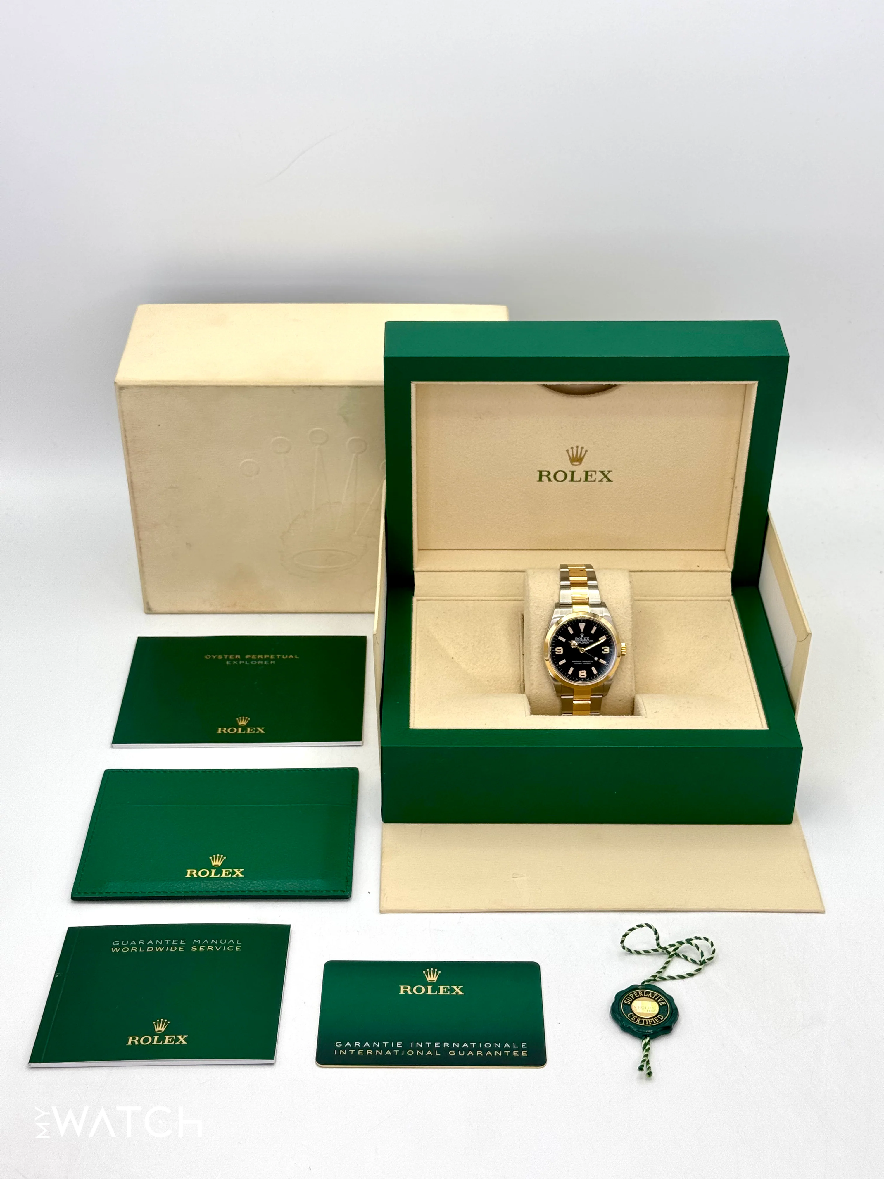 2021 Rolex Explorer 36mm 124273 Two-Tone Black Dial - Image 10