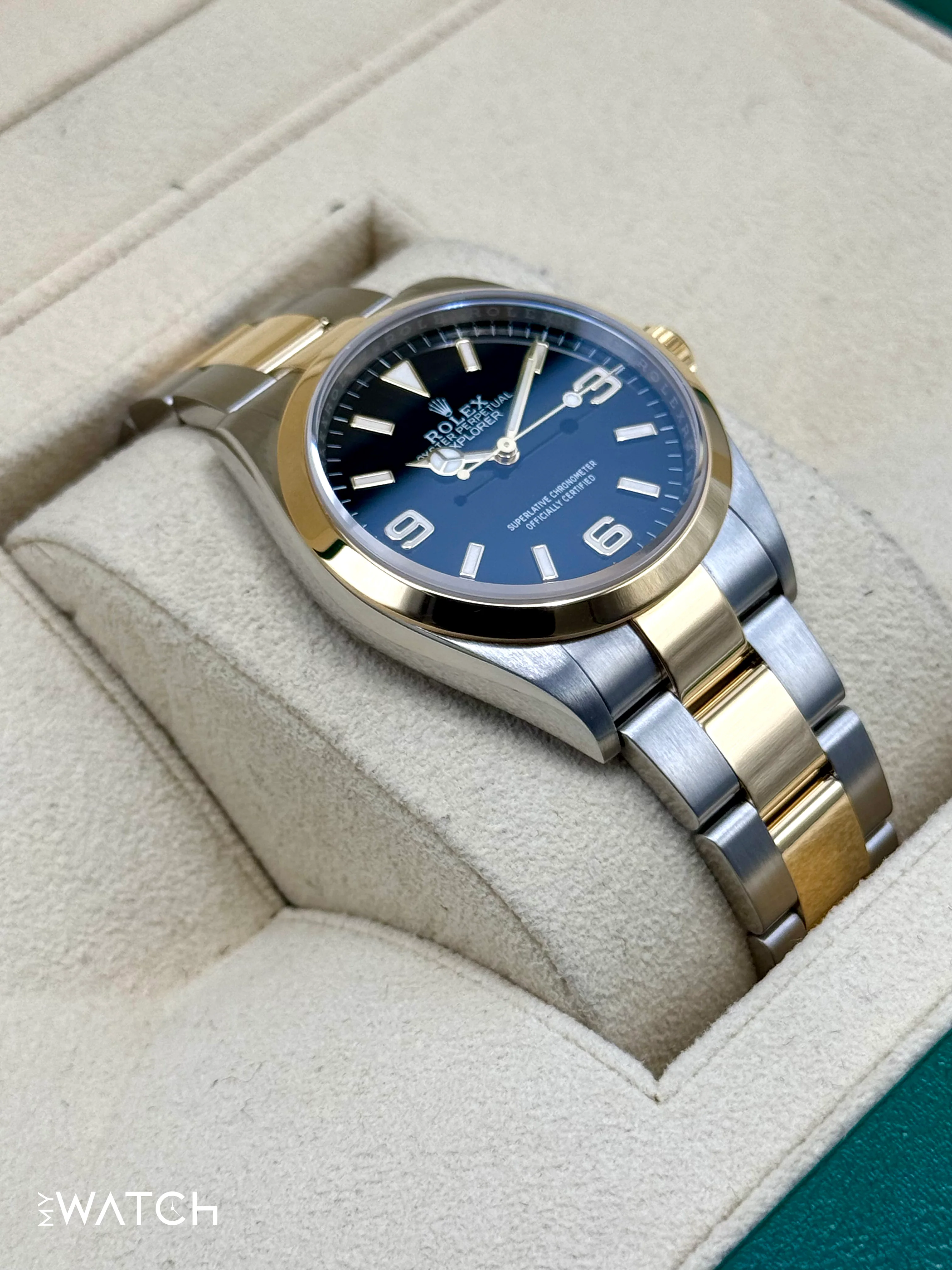 2021 Rolex Explorer 36mm 124273 Two-Tone Black Dial - Image 6