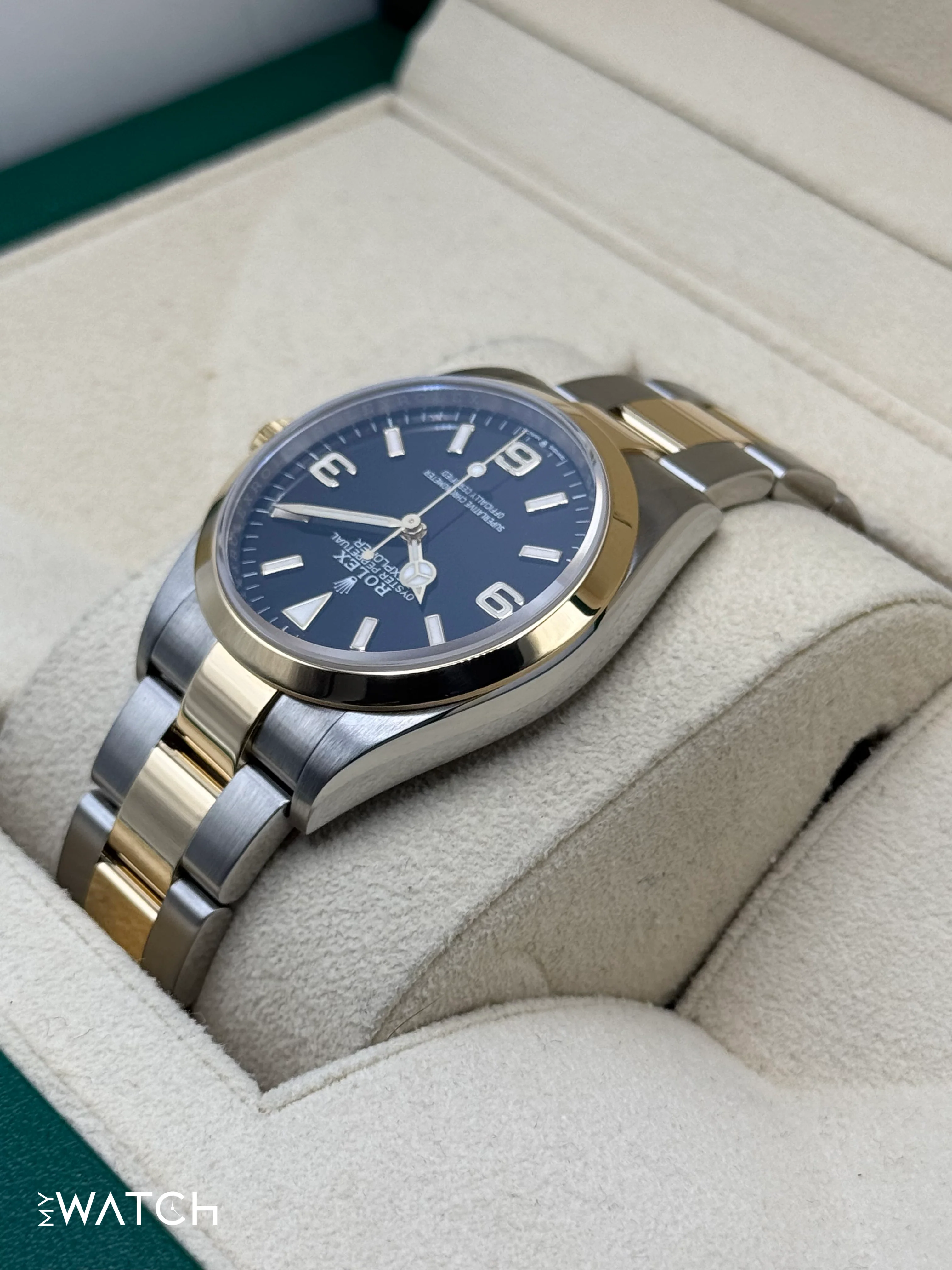 2021 Rolex Explorer 36mm 124273 Two-Tone Black Dial - Image 7