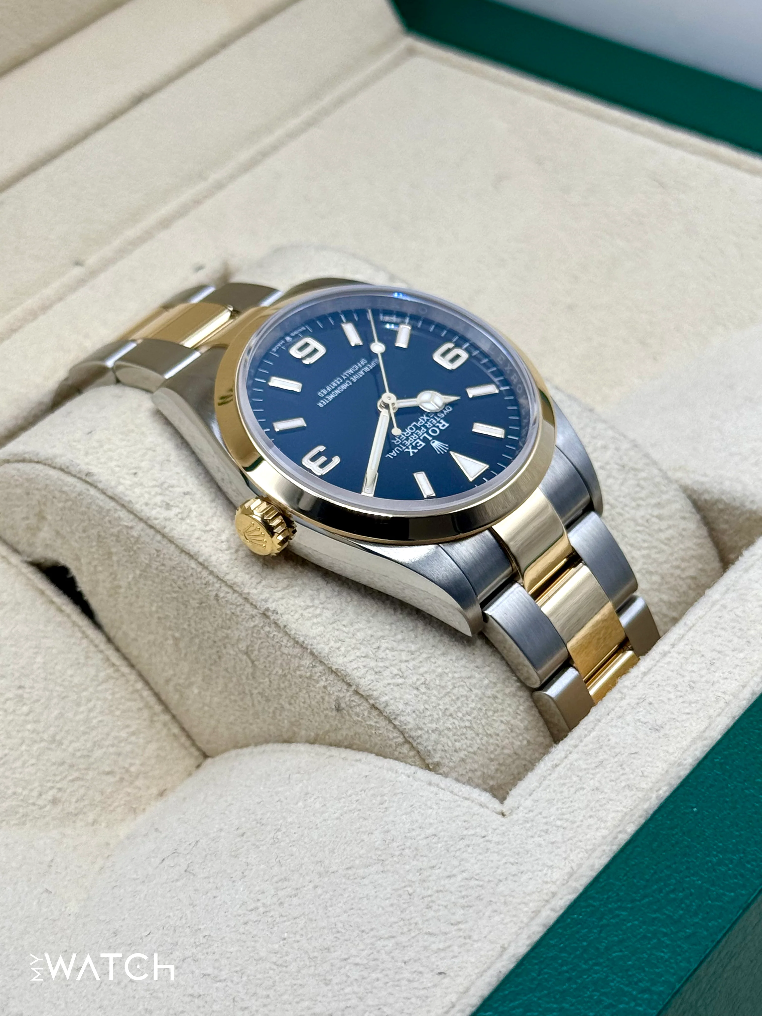 2021 Rolex Explorer 36mm 124273 Two-Tone Black Dial - Image 8