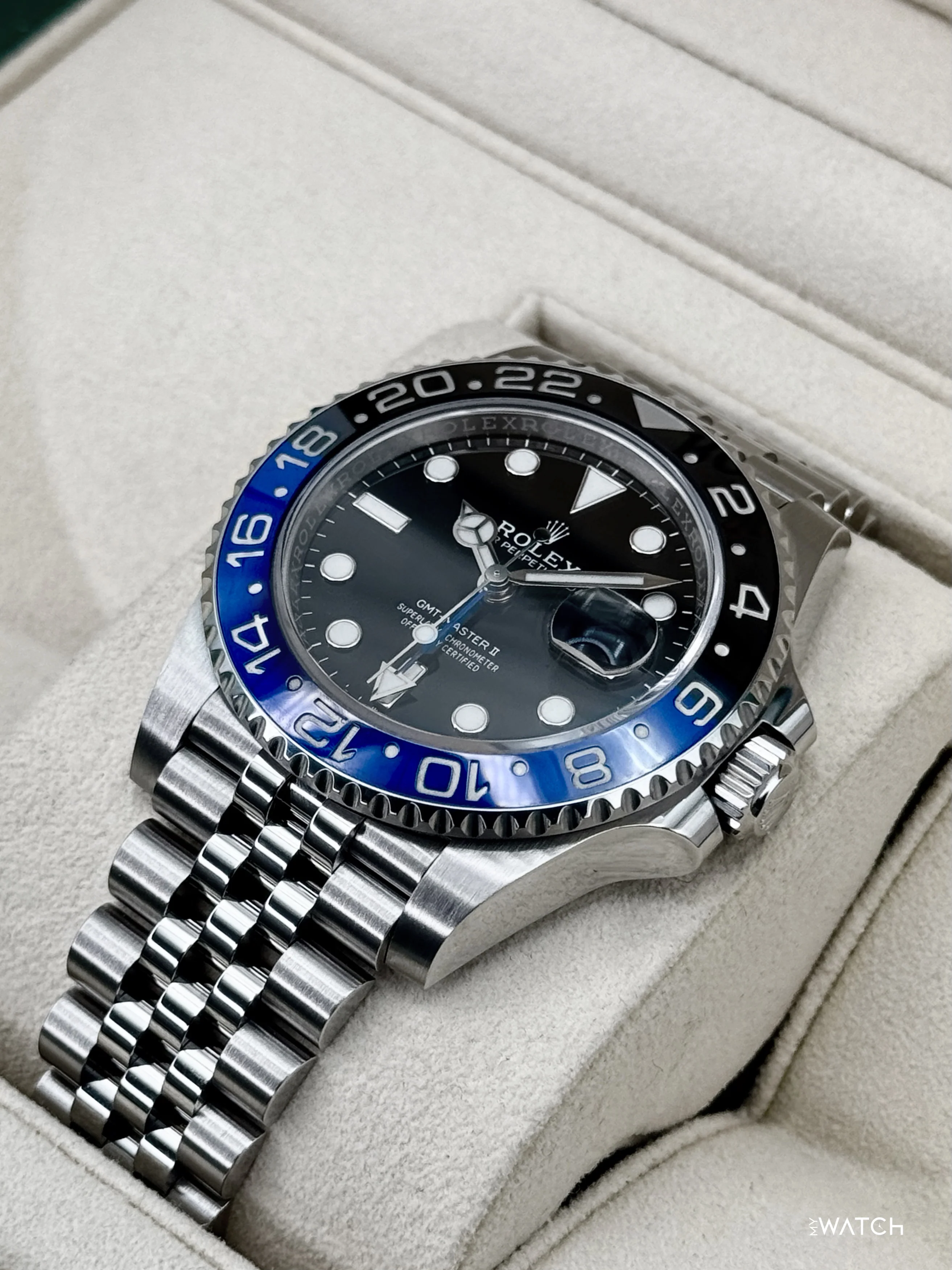 2021 Rolex GMT-Master II "Batgirl" 40mm 126710BLNR Jubilee - Image 5