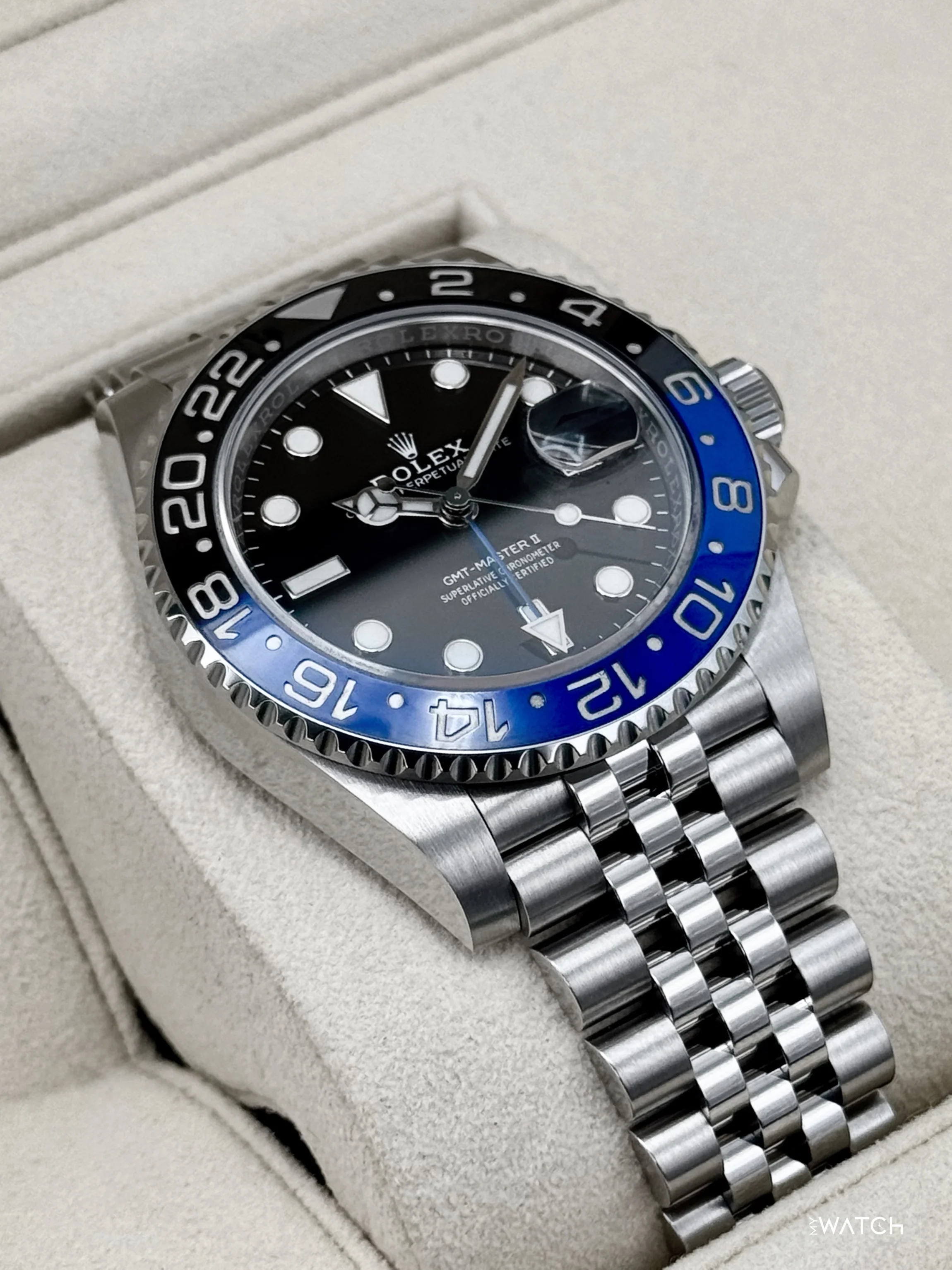 2021 Rolex GMT-Master II "Batgirl" 40mm 126710BLNR Jubilee - Image 6