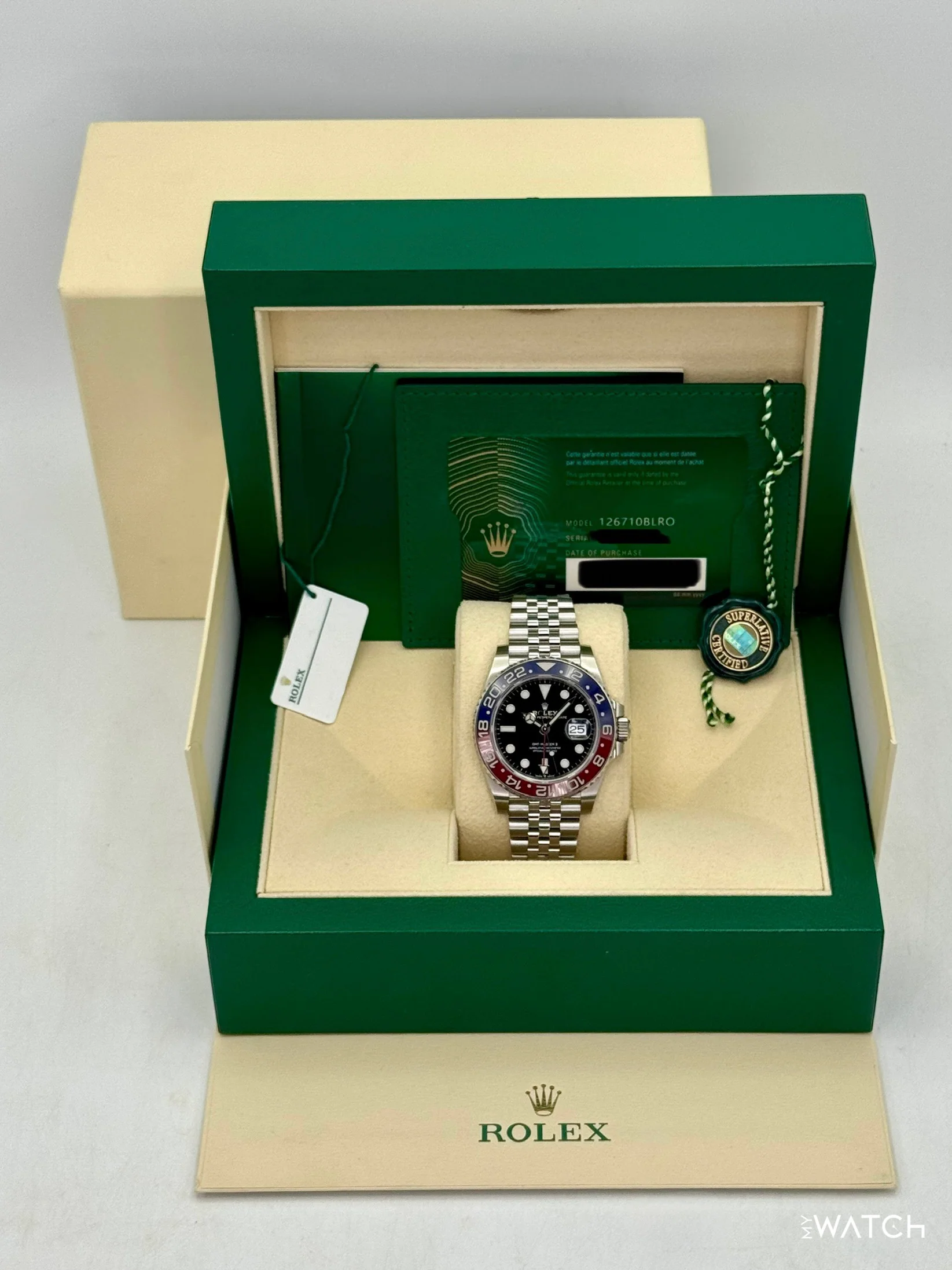 2021 Rolex GMT-Master II "Pepsi" 40mm 126710BLRO Jubilee - Image 9