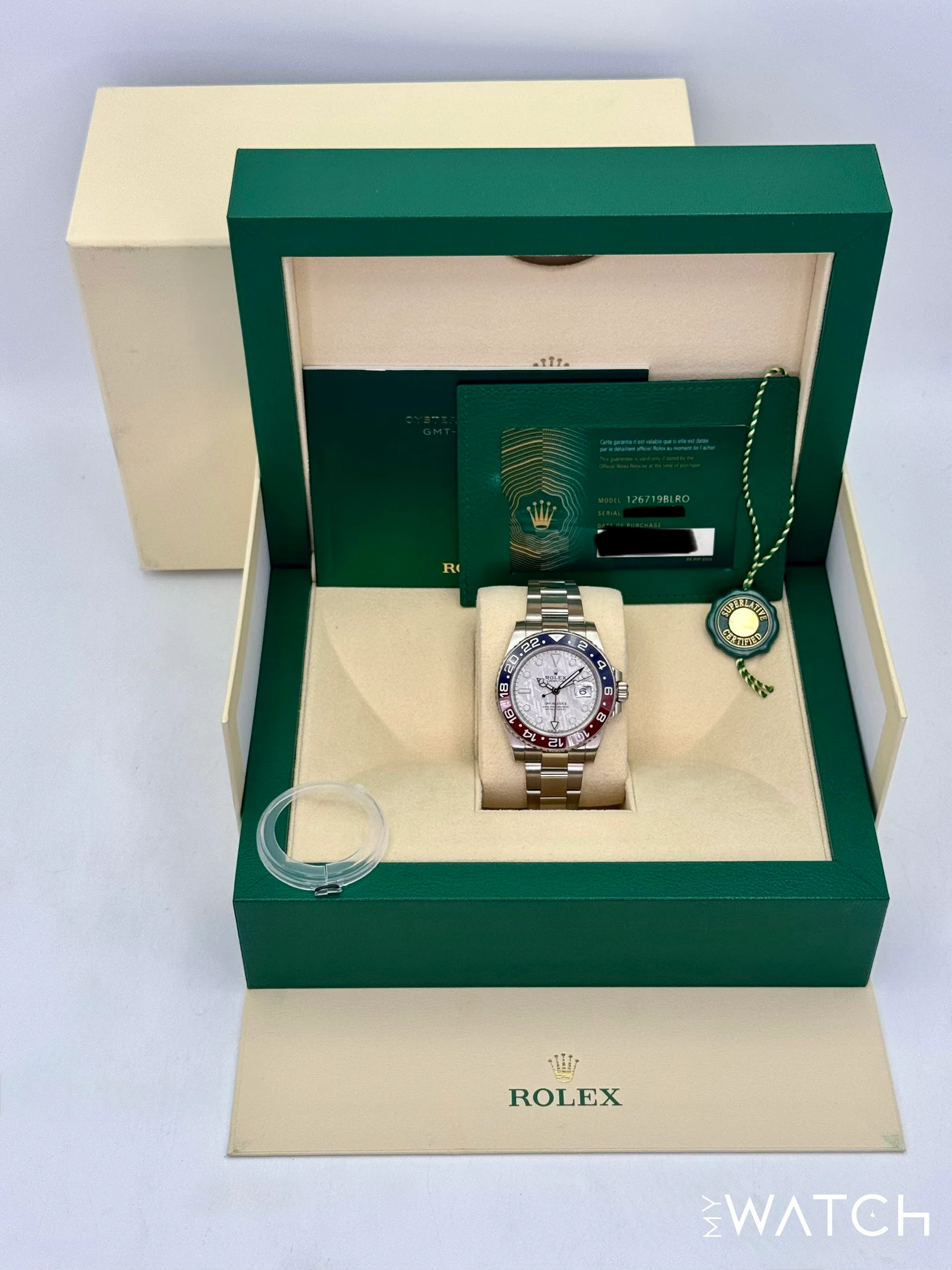 2021 Rolex GMT-Master II "Pepsi" 40mm 126719BLRO Meteorite Dial - Image 9