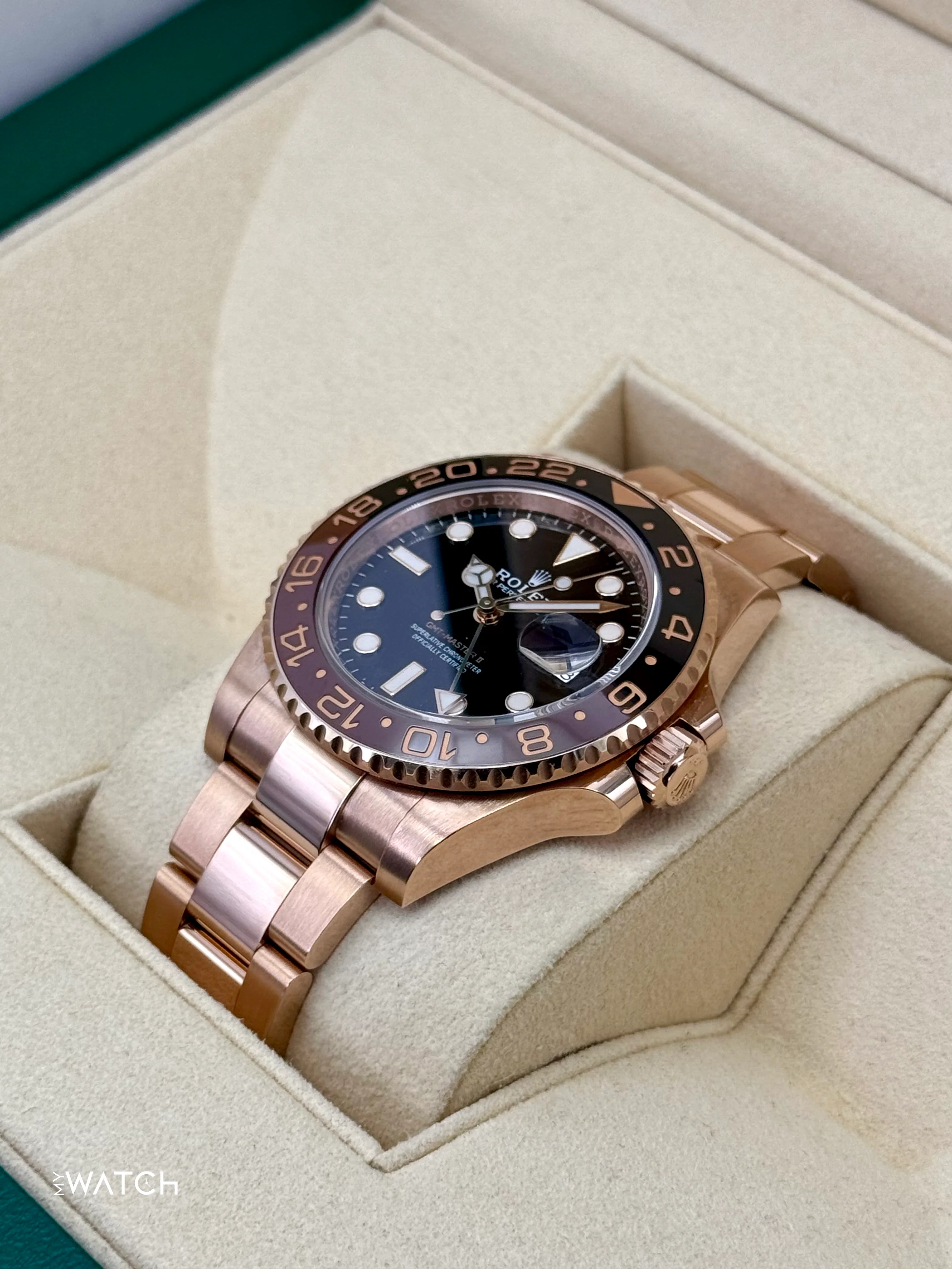 2021 Rolex GMT-Master II "Rootbeer" 40mm 126715CHNR Rose Gold - Image 5