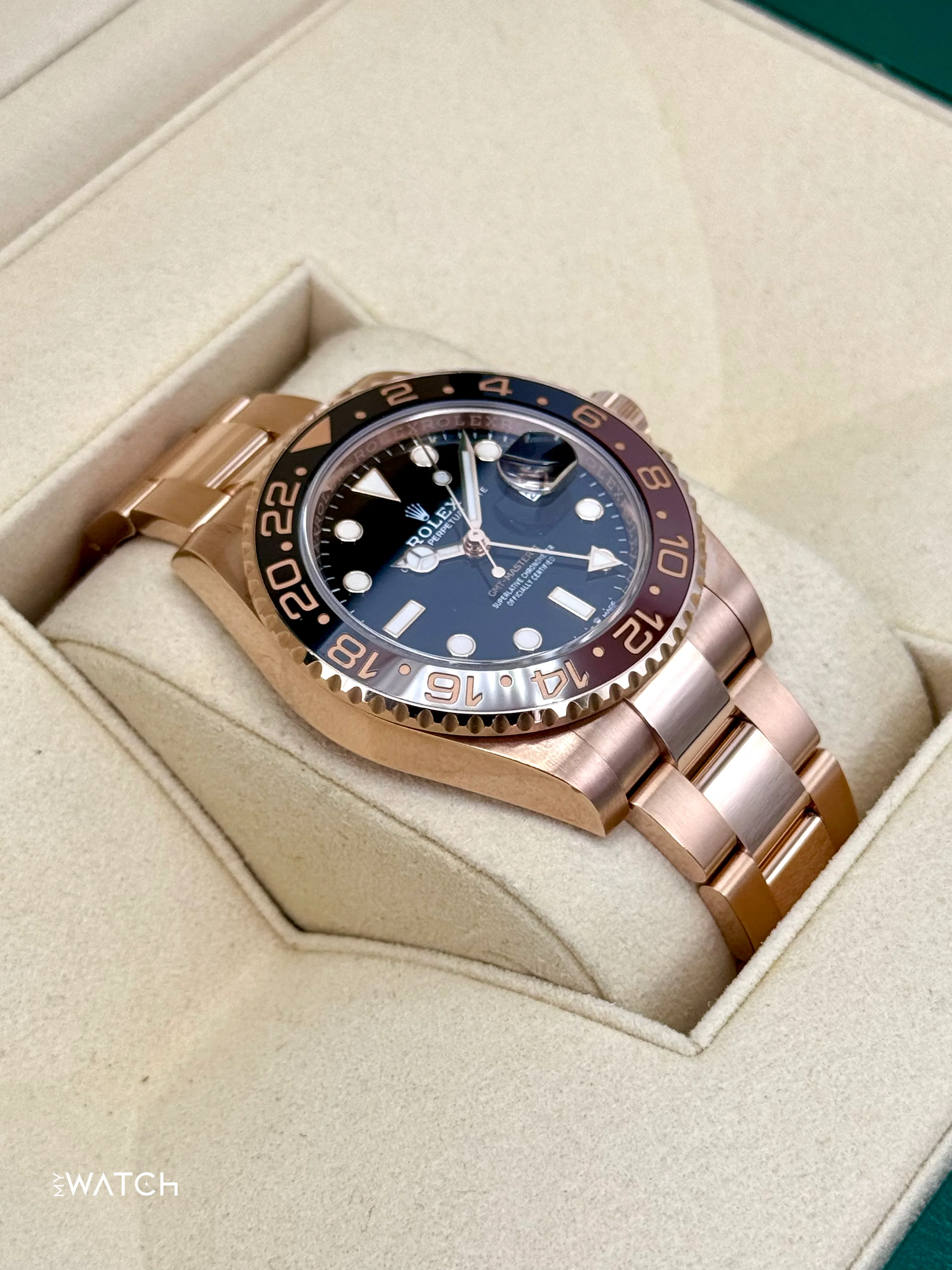 2021 Rolex GMT-Master II "Rootbeer" 40mm 126715CHNR Rose Gold - Image 6