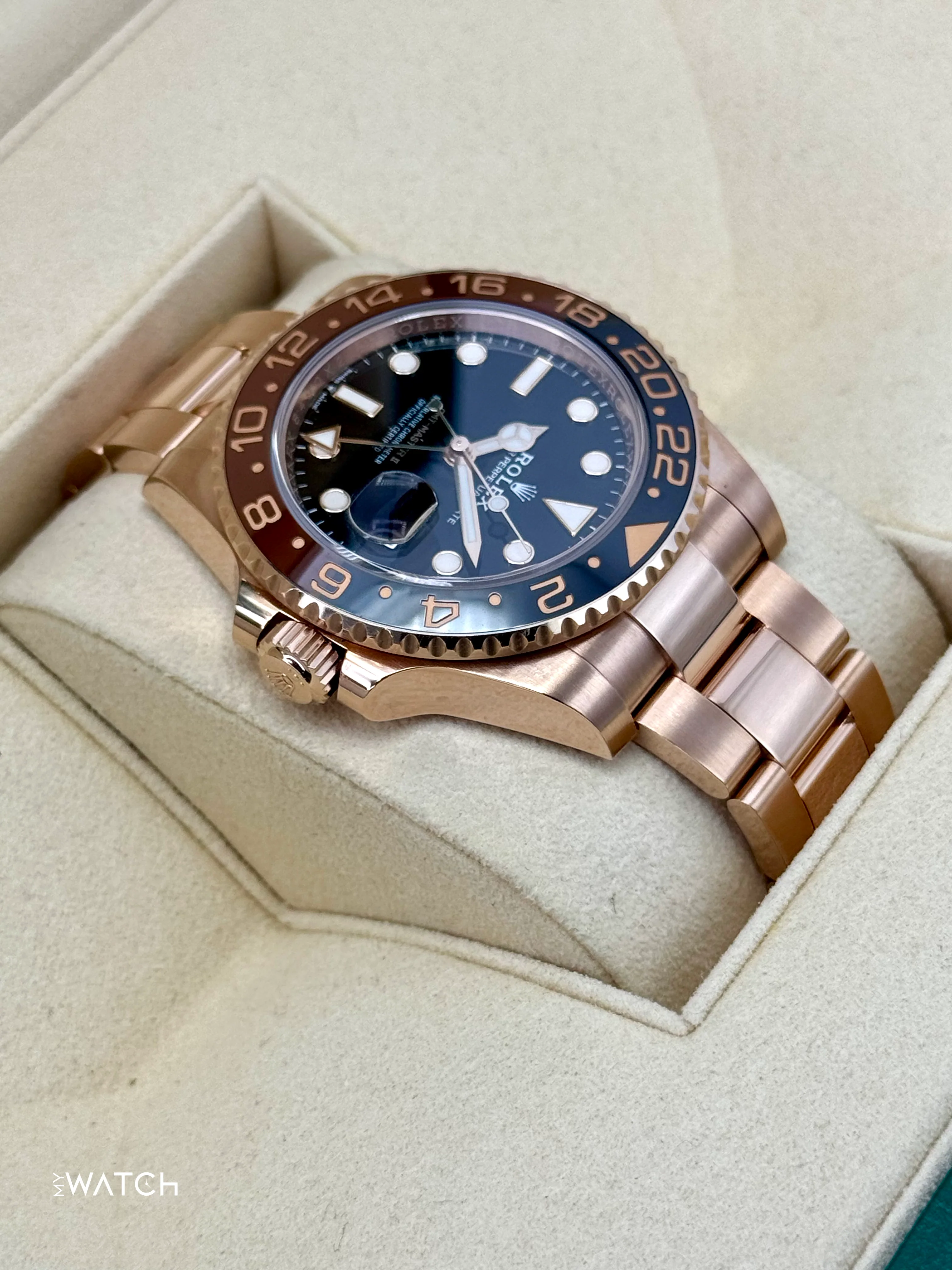 2021 Rolex GMT-Master II "Rootbeer" 40mm 126715CHNR Rose Gold - Image 8